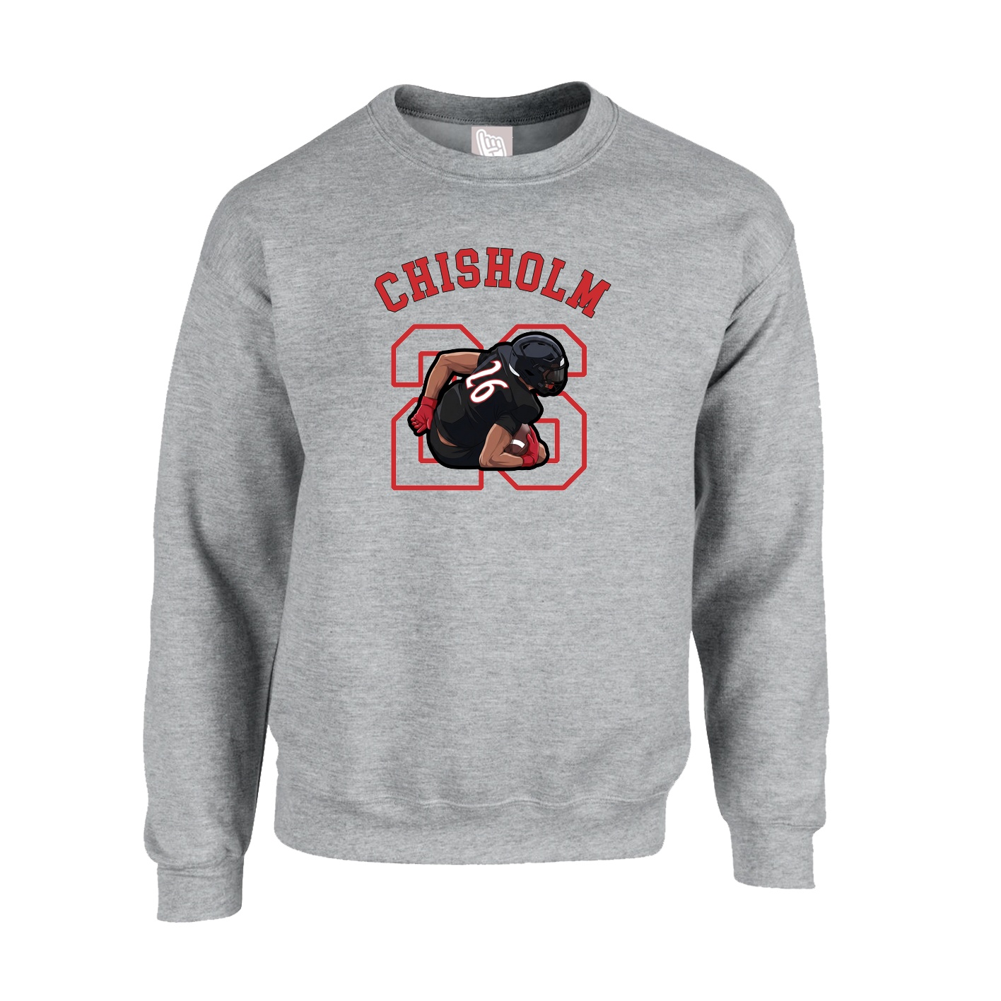 Fleece Crew — Shirsey Arch in Grey