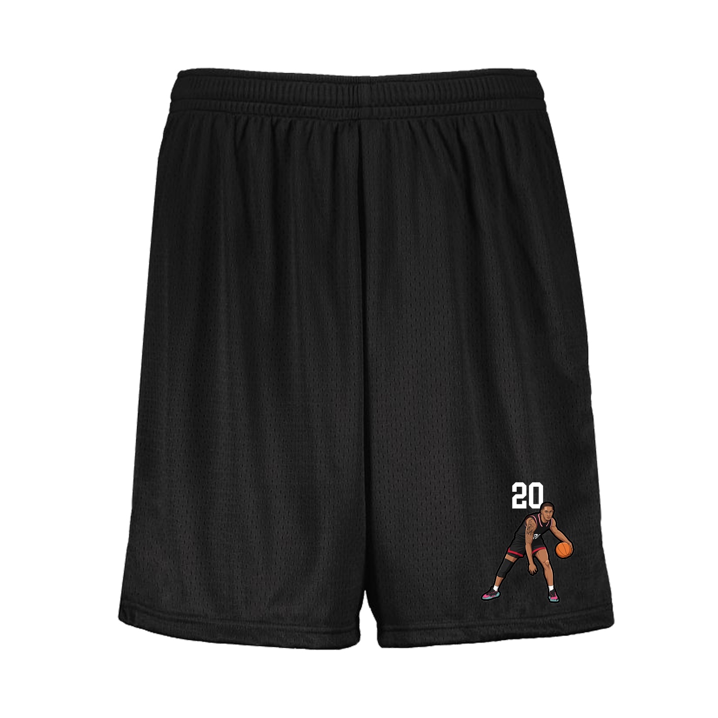Shorts — Number Top in Black