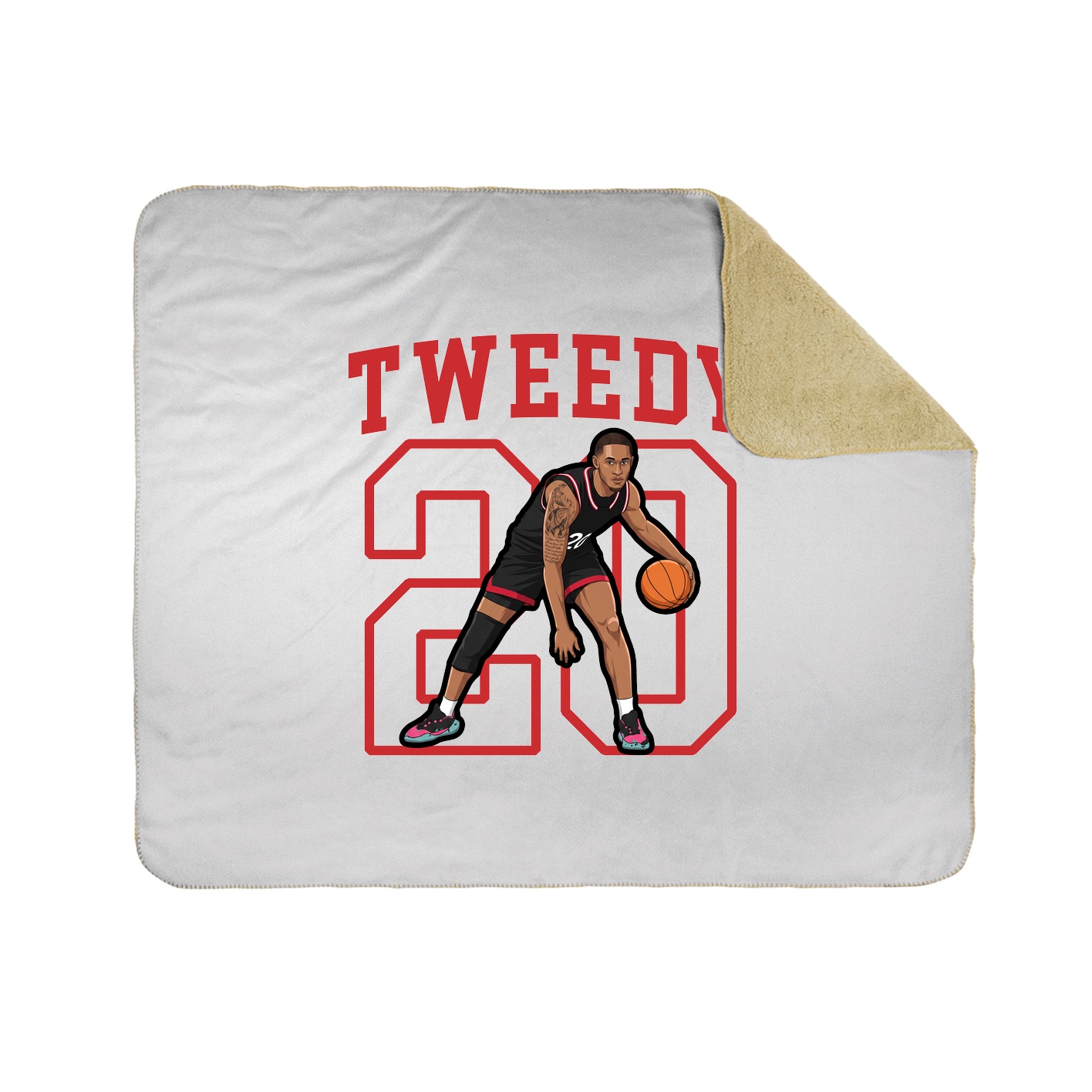 Throw Blanket — Shirsey in White
