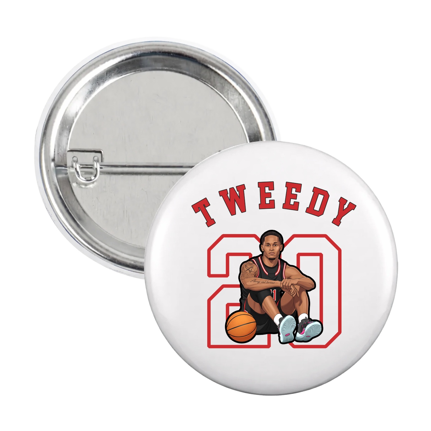 Game Day Button — Shirsey Arch in White