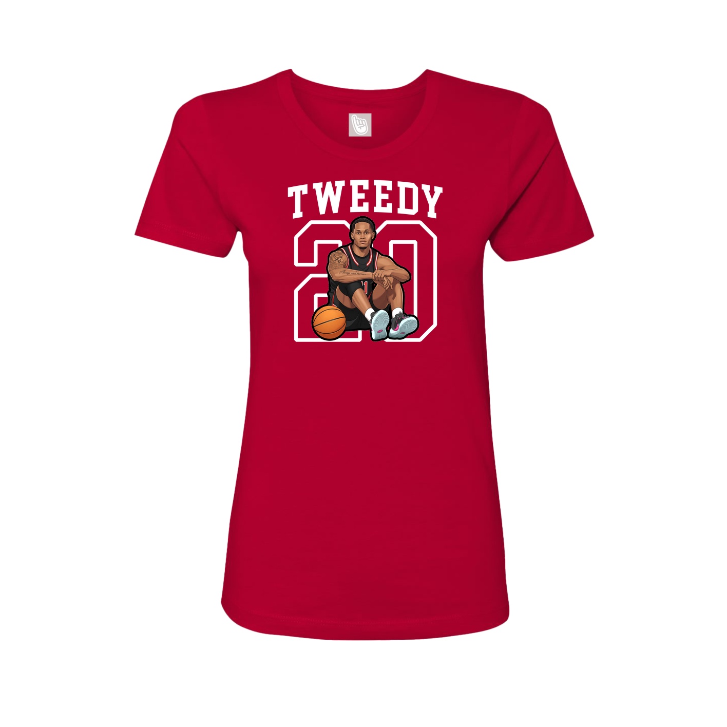Fitted Women's Tee — Shirsey in Red