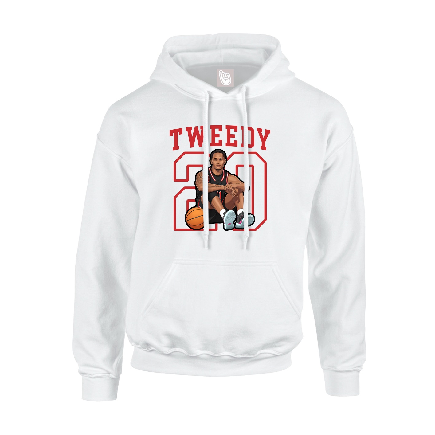 Youth Hoodie — Shirsey in White