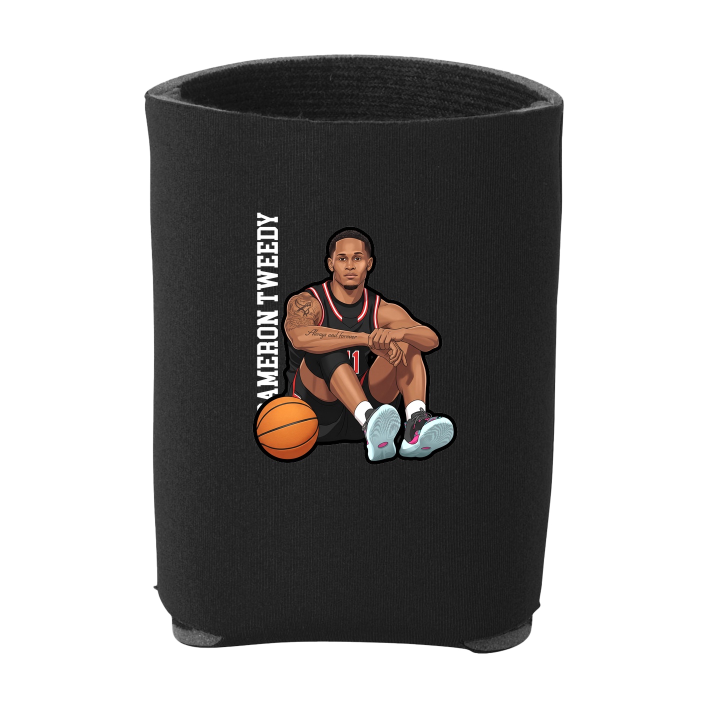 Can Holder — Name Vertical in Black
