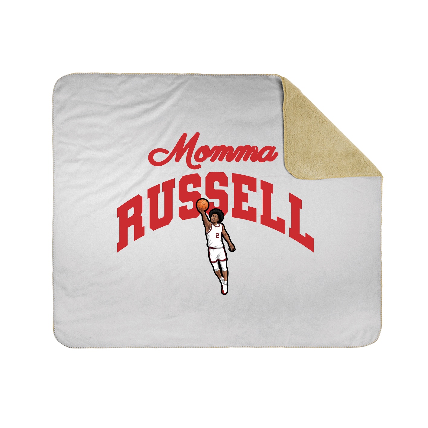 Throw Blanket — Mothers Day Arch in White