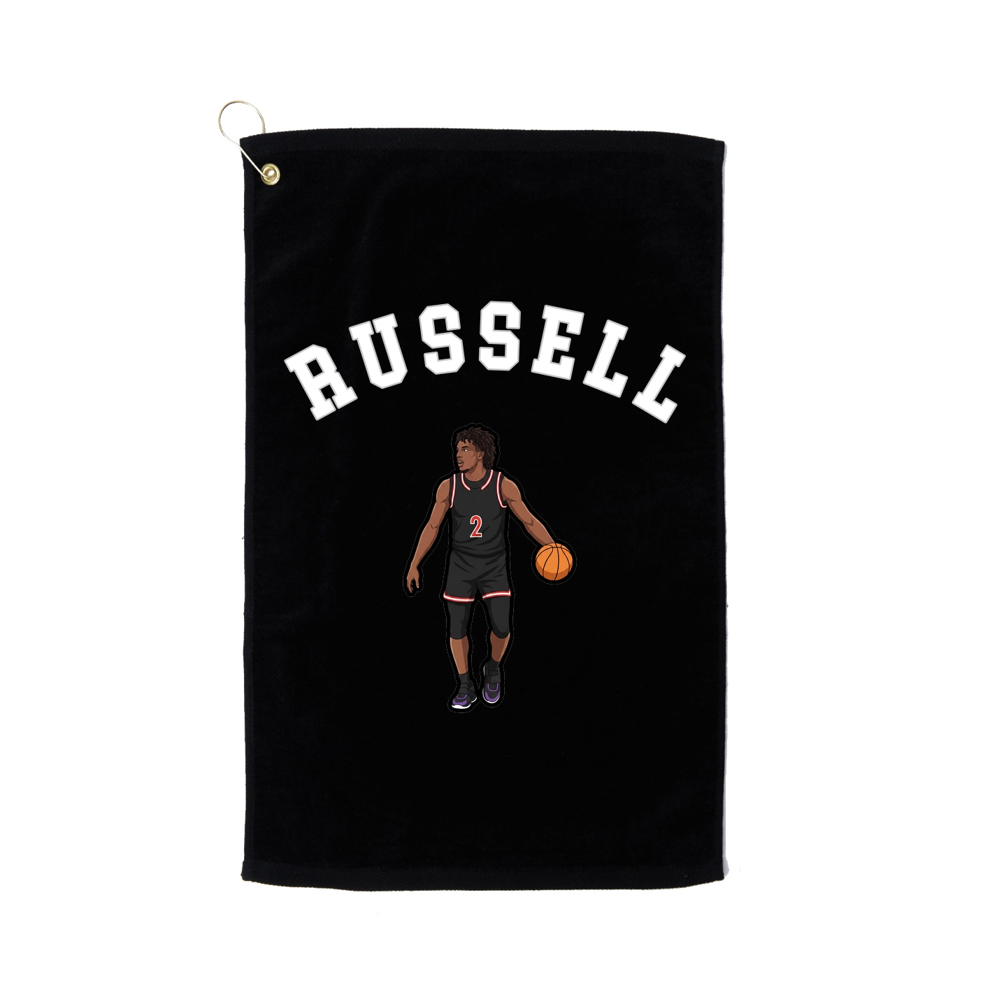 Golf Towel — Shirsey Arch in Black