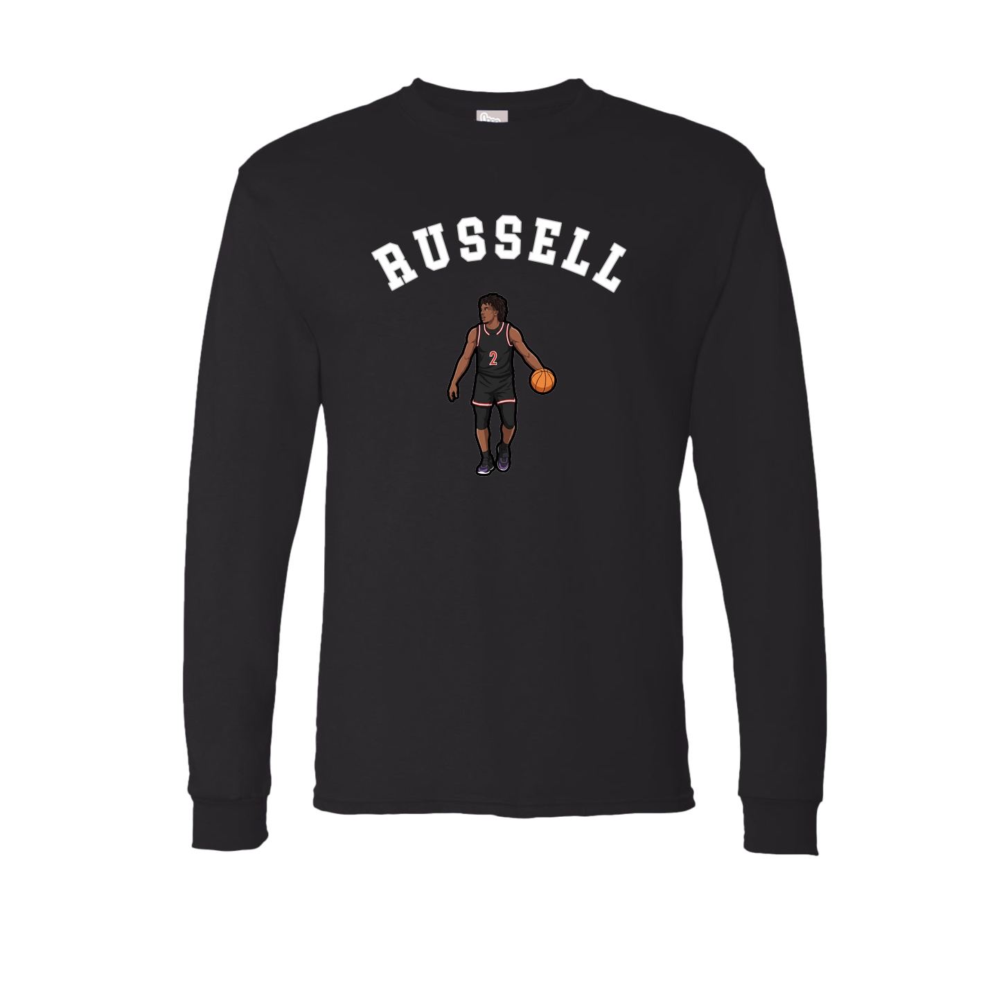 Long Sleeve Tee — Shirsey Arch in Black