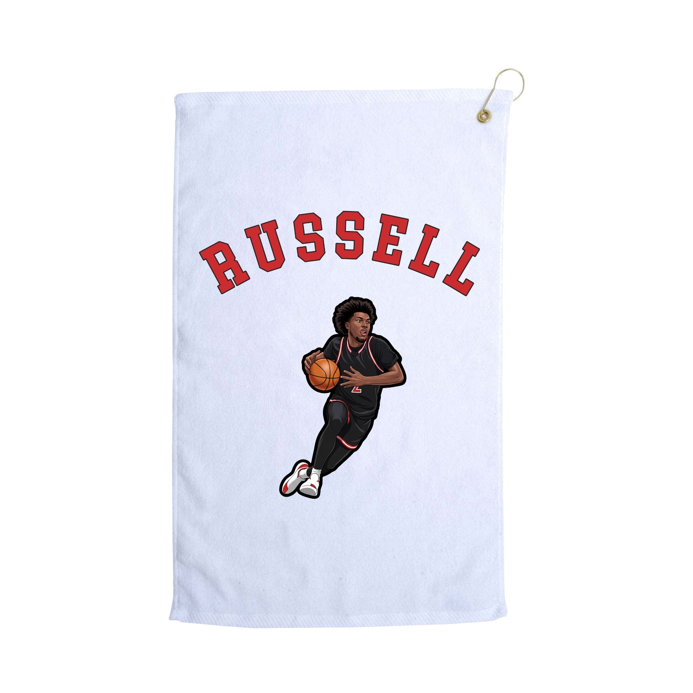 Golf Towel — Shirsey Arch in White