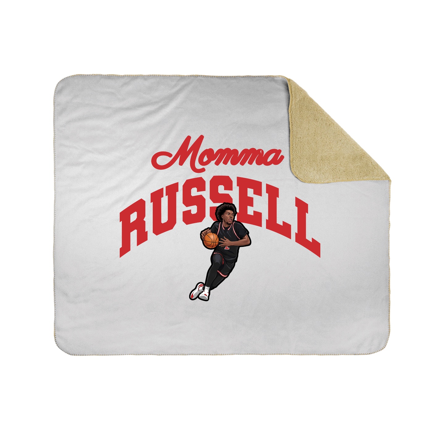 Throw Blanket — Mothers Day Arch in White