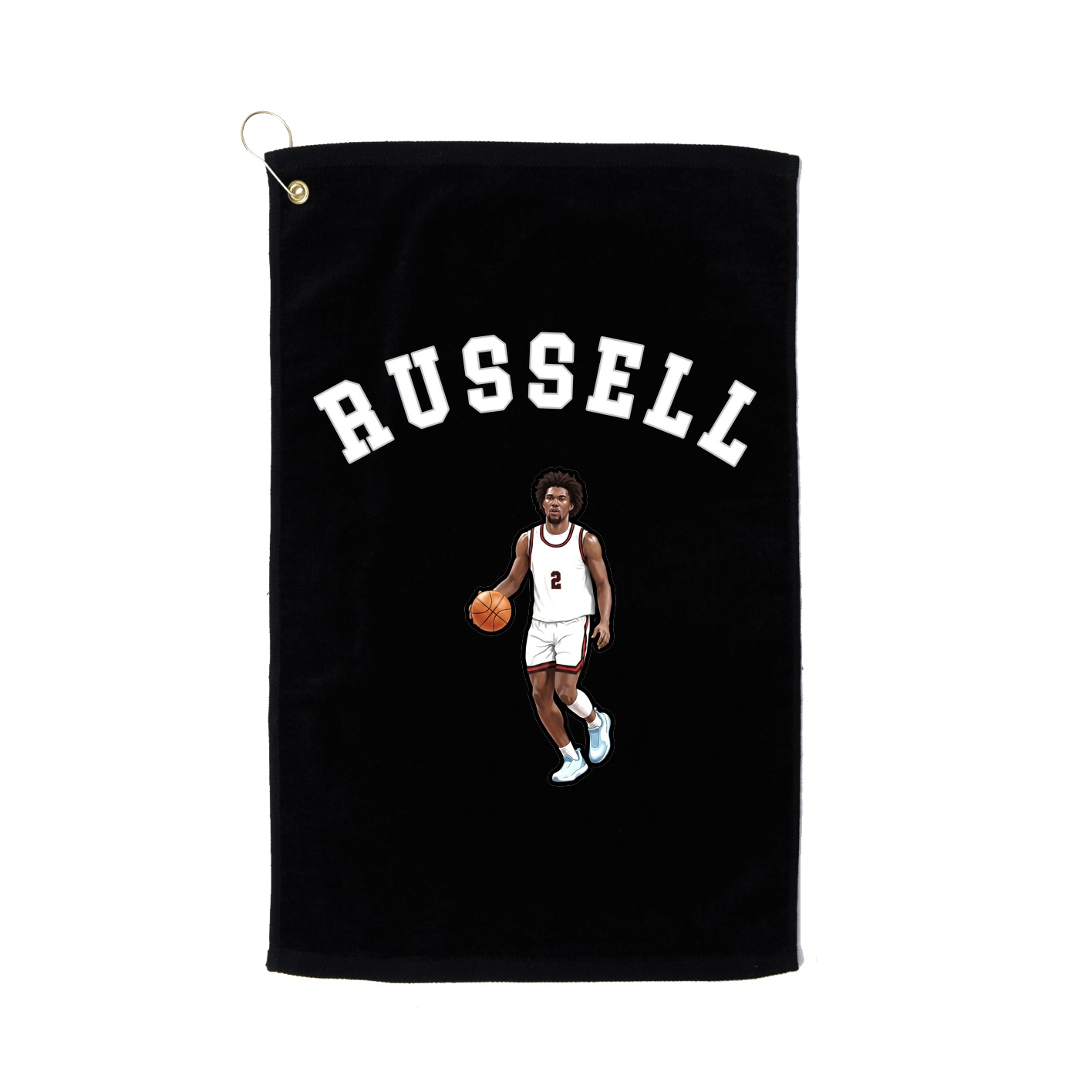 Golf Towel — Shirsey Arch in Black
