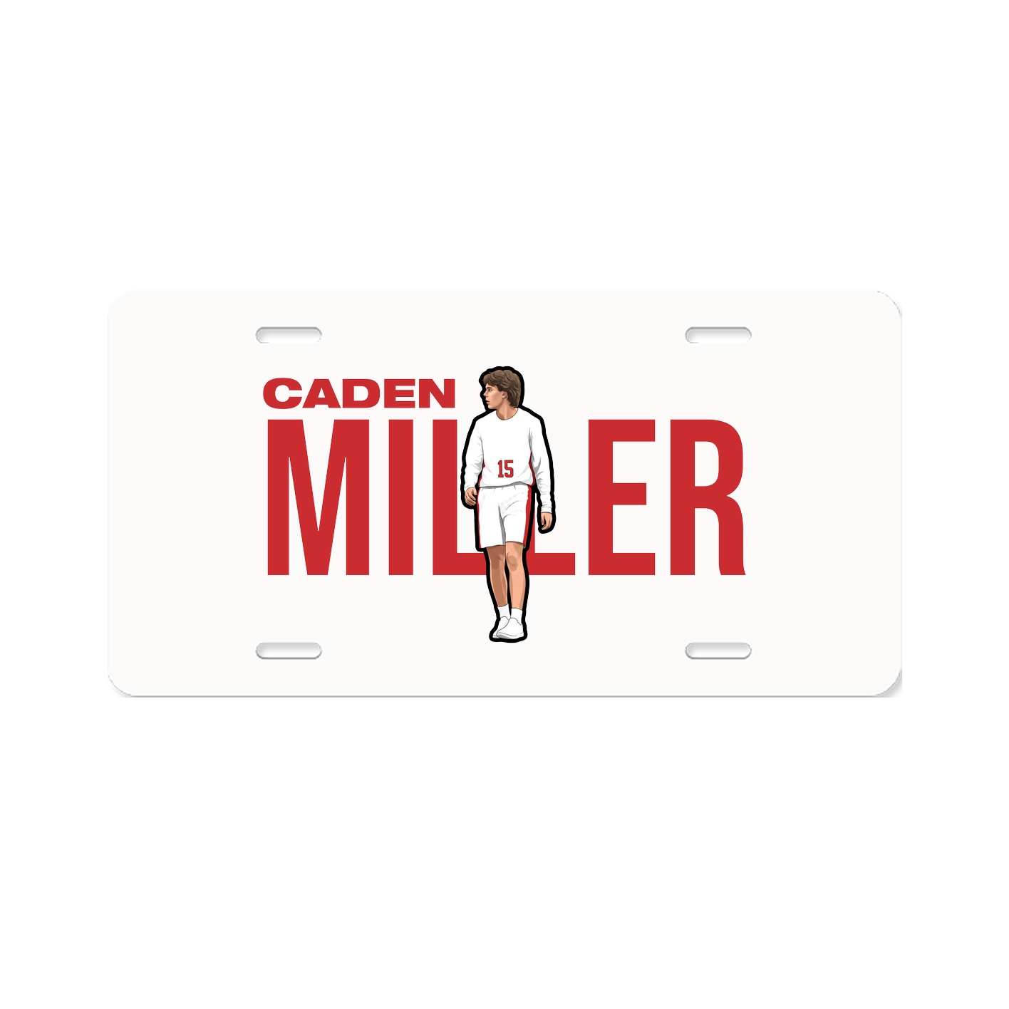 License Plate — Player Name in Classic