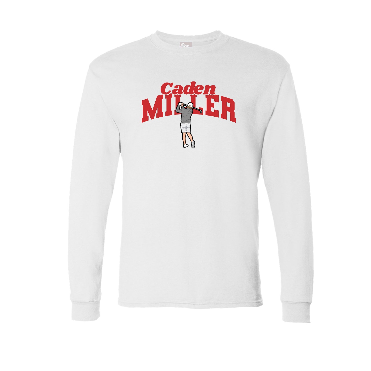 Long Sleeve Tee — Signature Arch in White