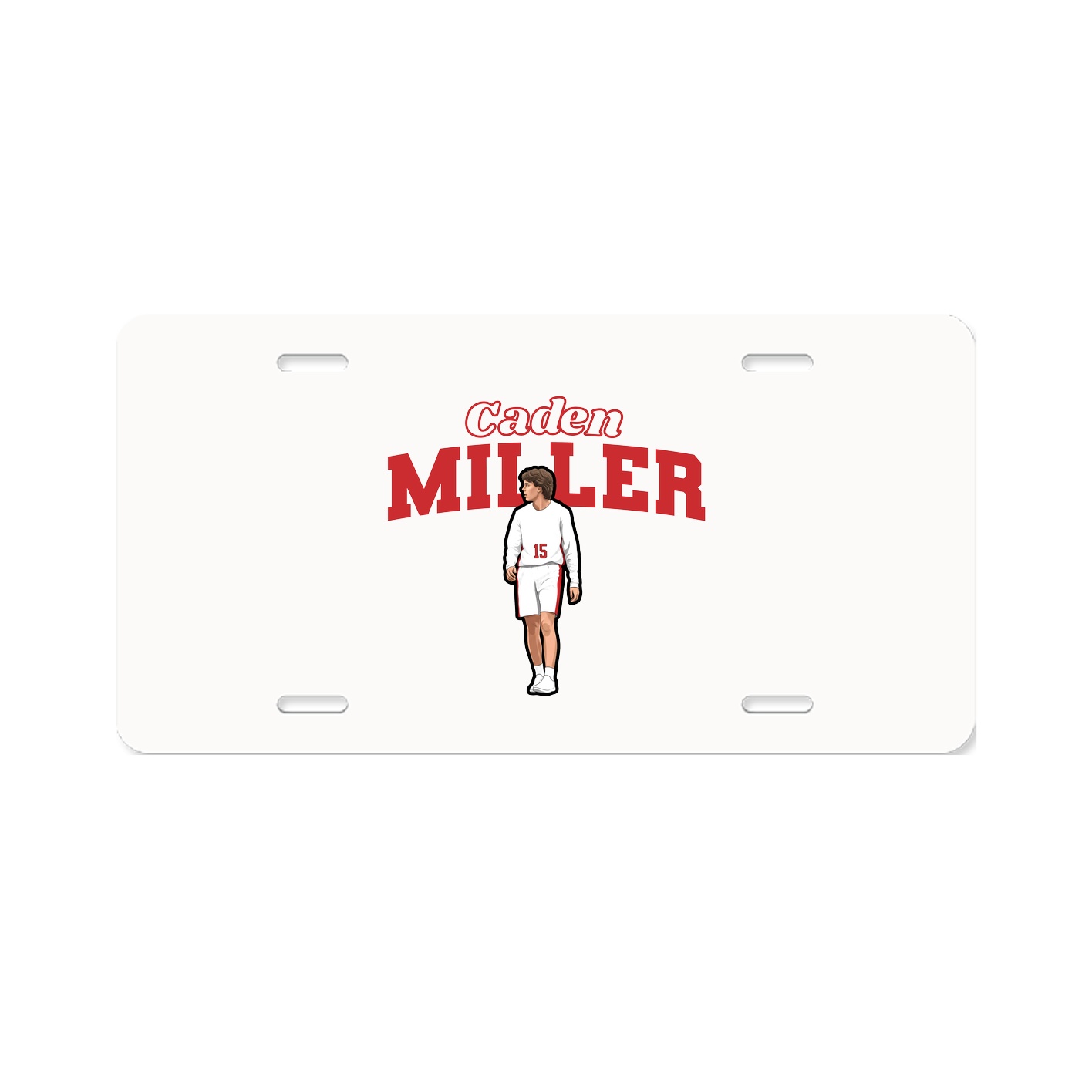 License Plate — Name Arch in Classic