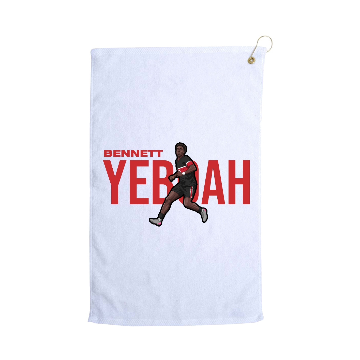Golf Towel — Player Name in White