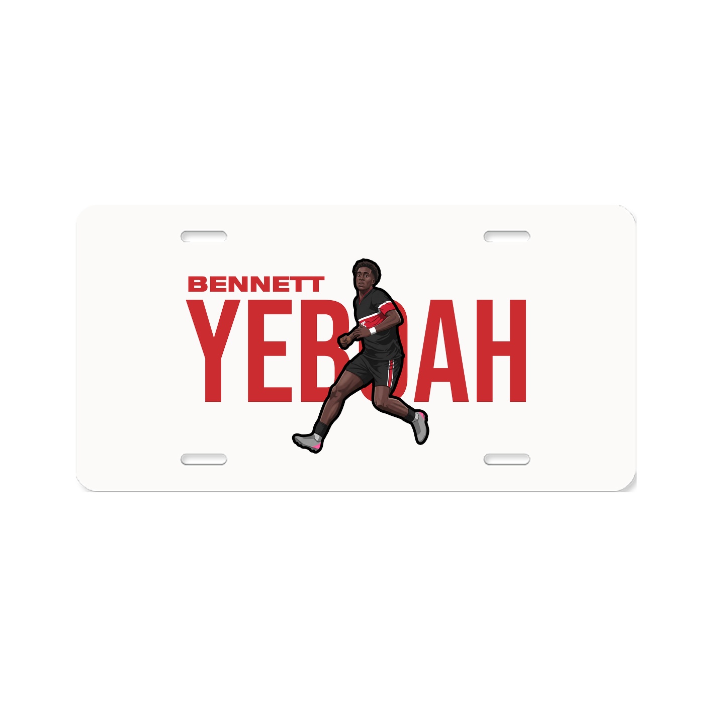 License Plate — Player Name in Classic
