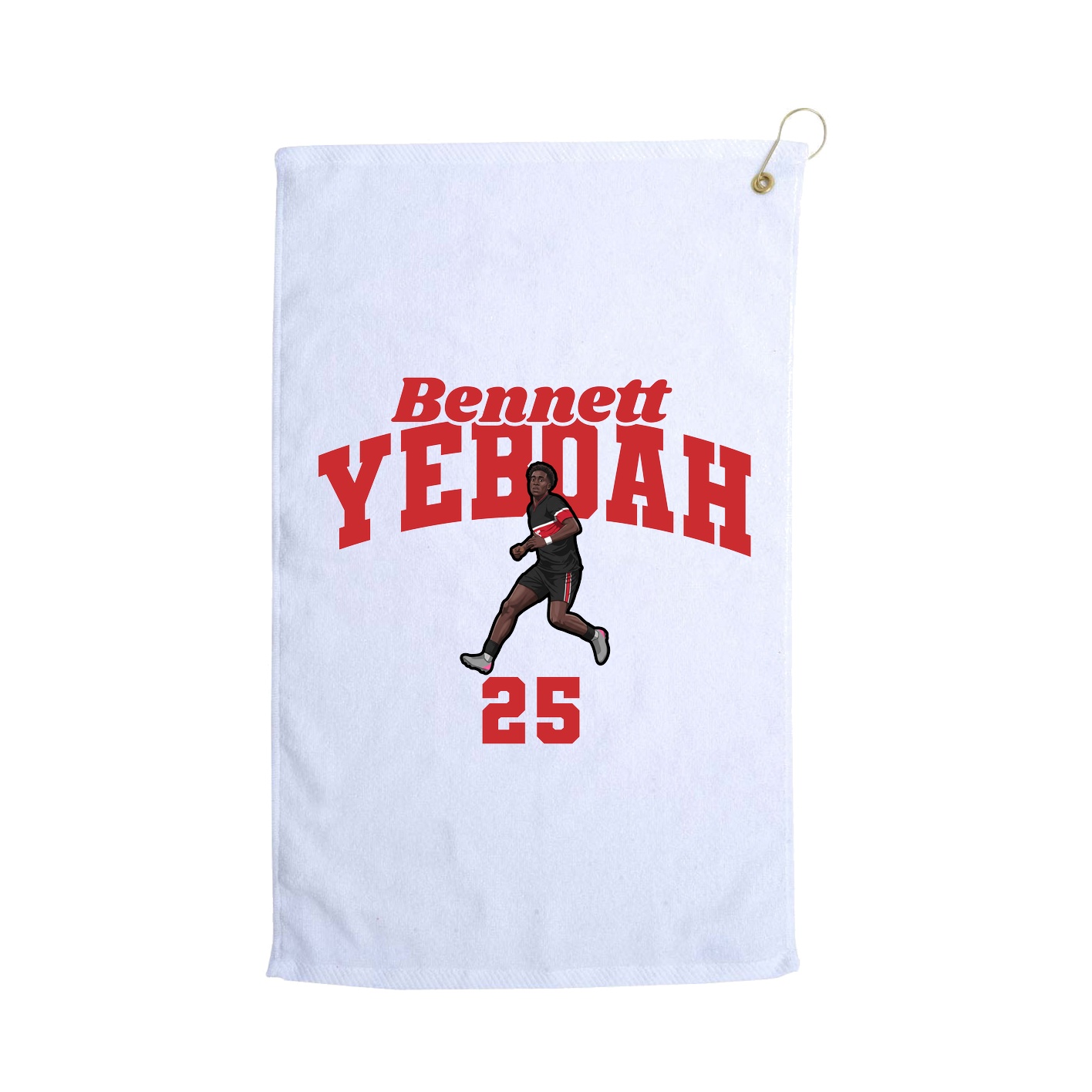 Golf Towel — Signature Arch in White
