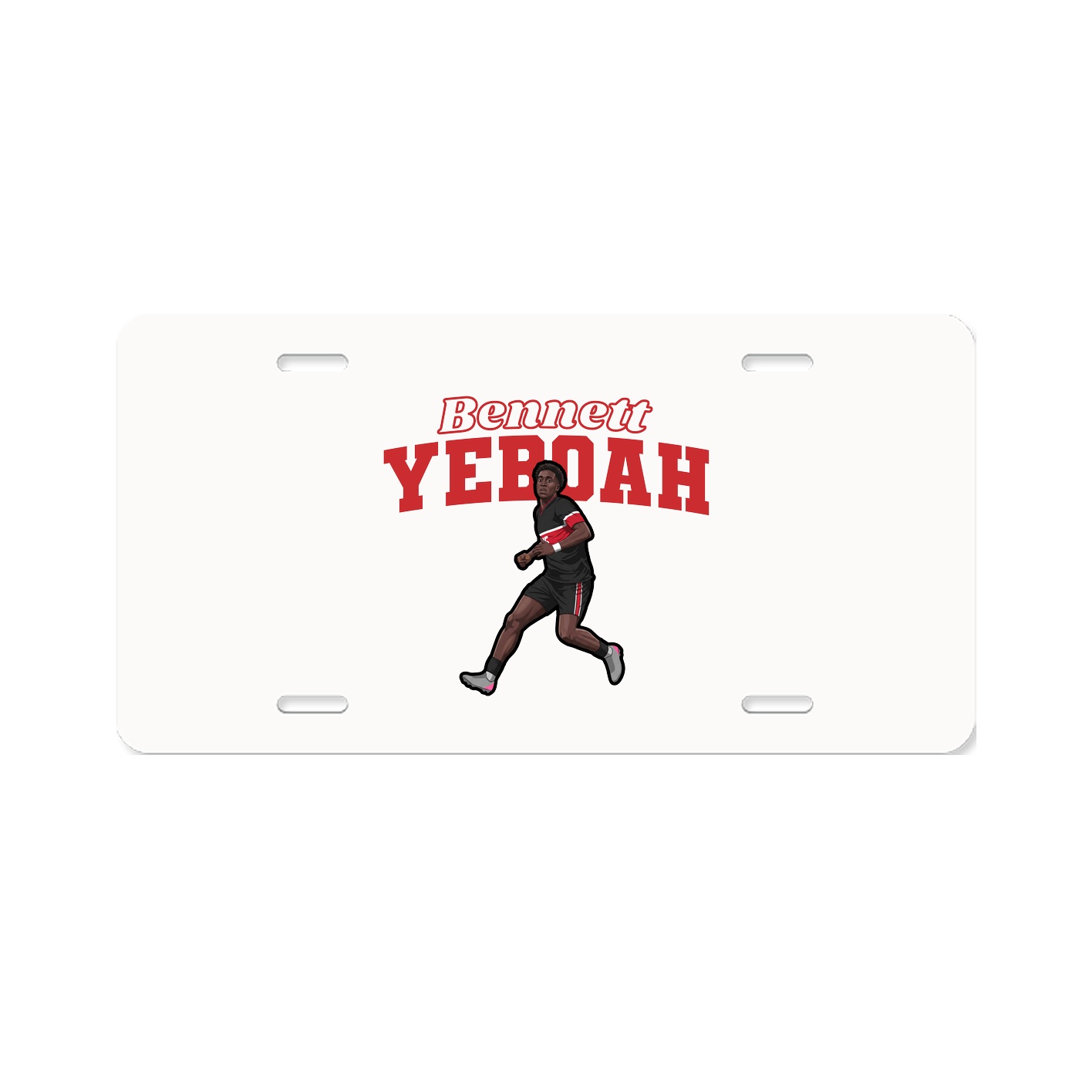 License Plate — Name Arch in Classic