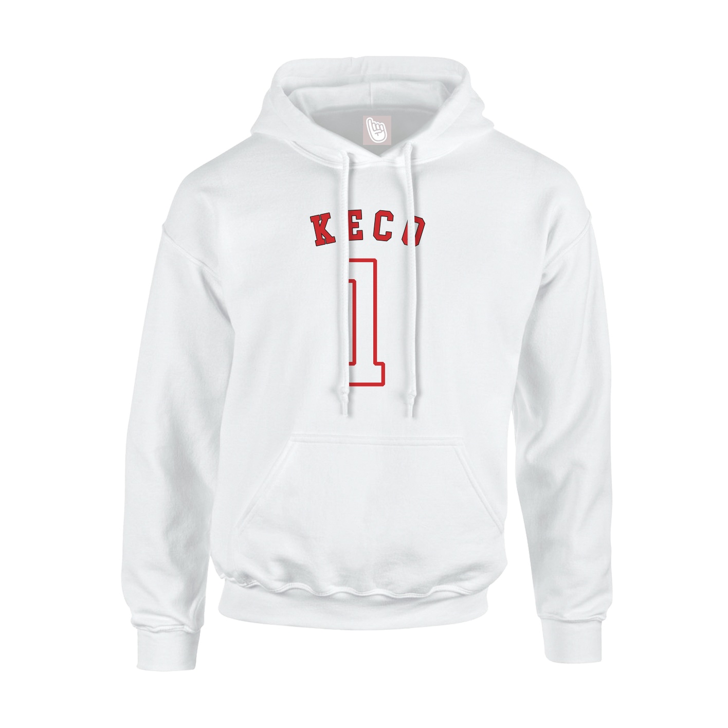 Youth Hoodie — Shirsey Arch in White