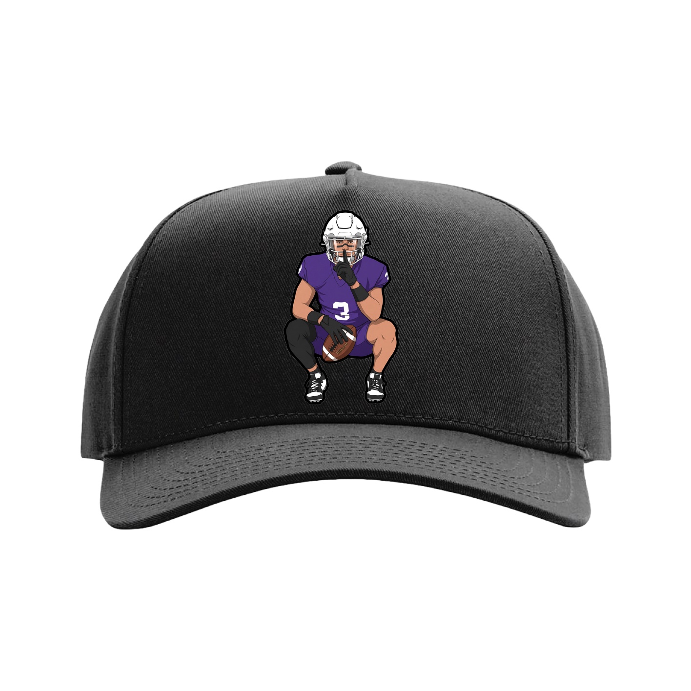 Full Fabric Five-Panel Champ Cap