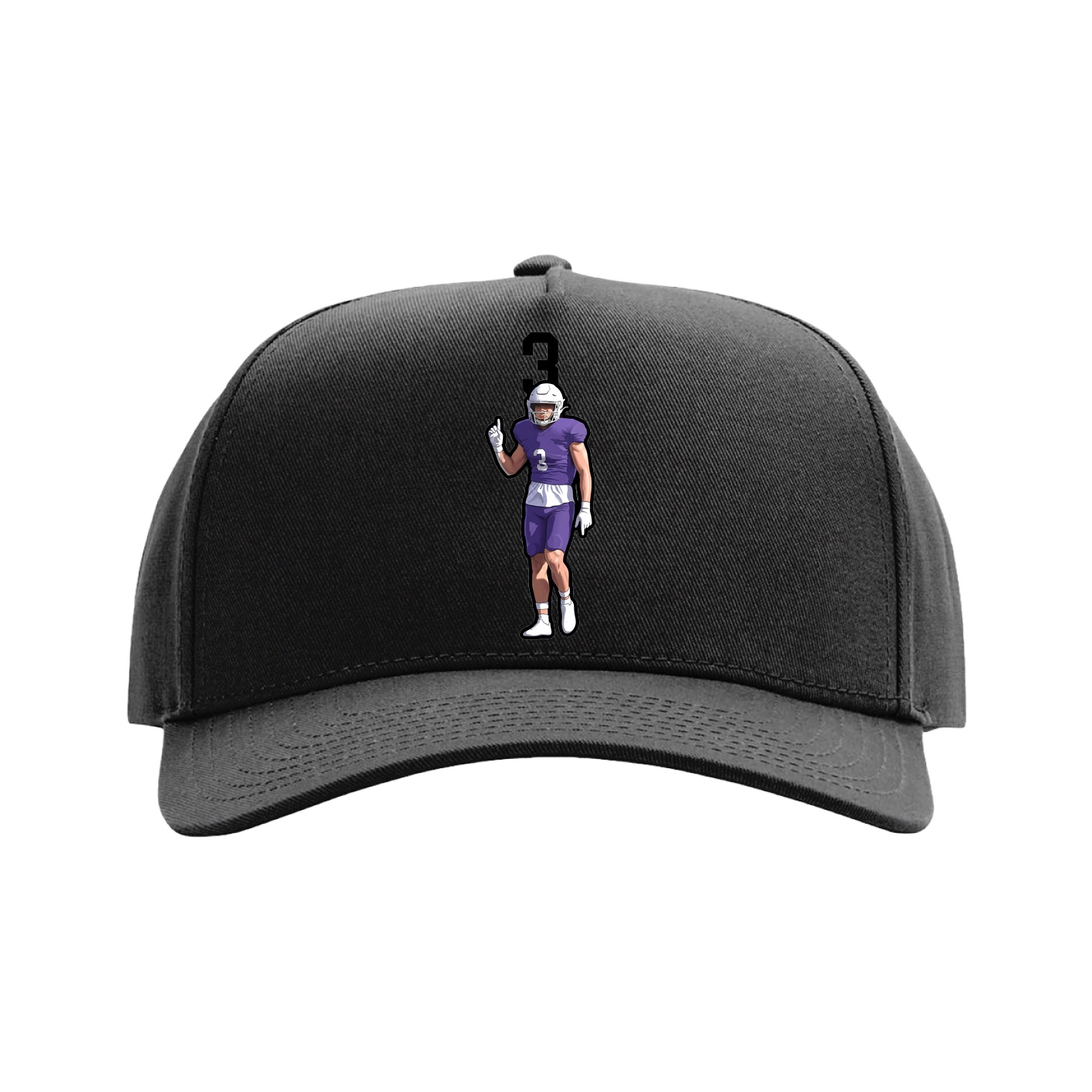 Full Fabric Five-Panel Champ Cap