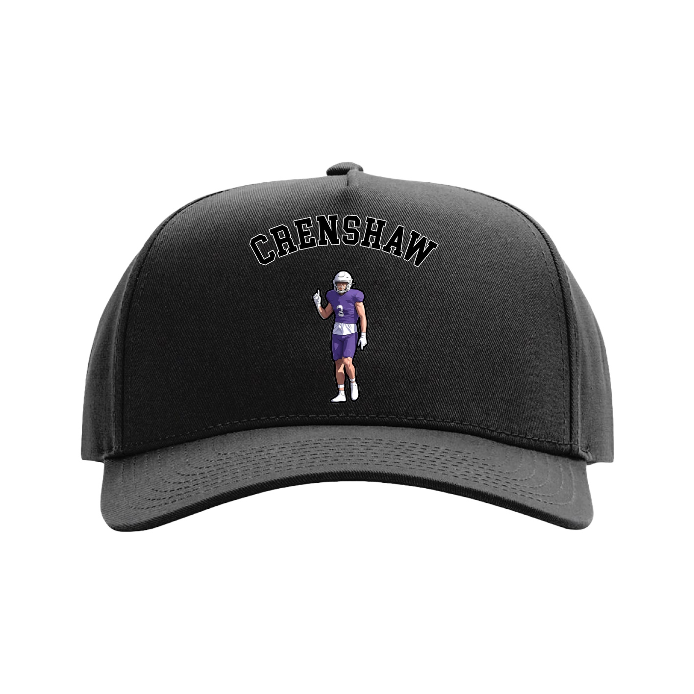Full Fabric Five-Panel Champ Cap