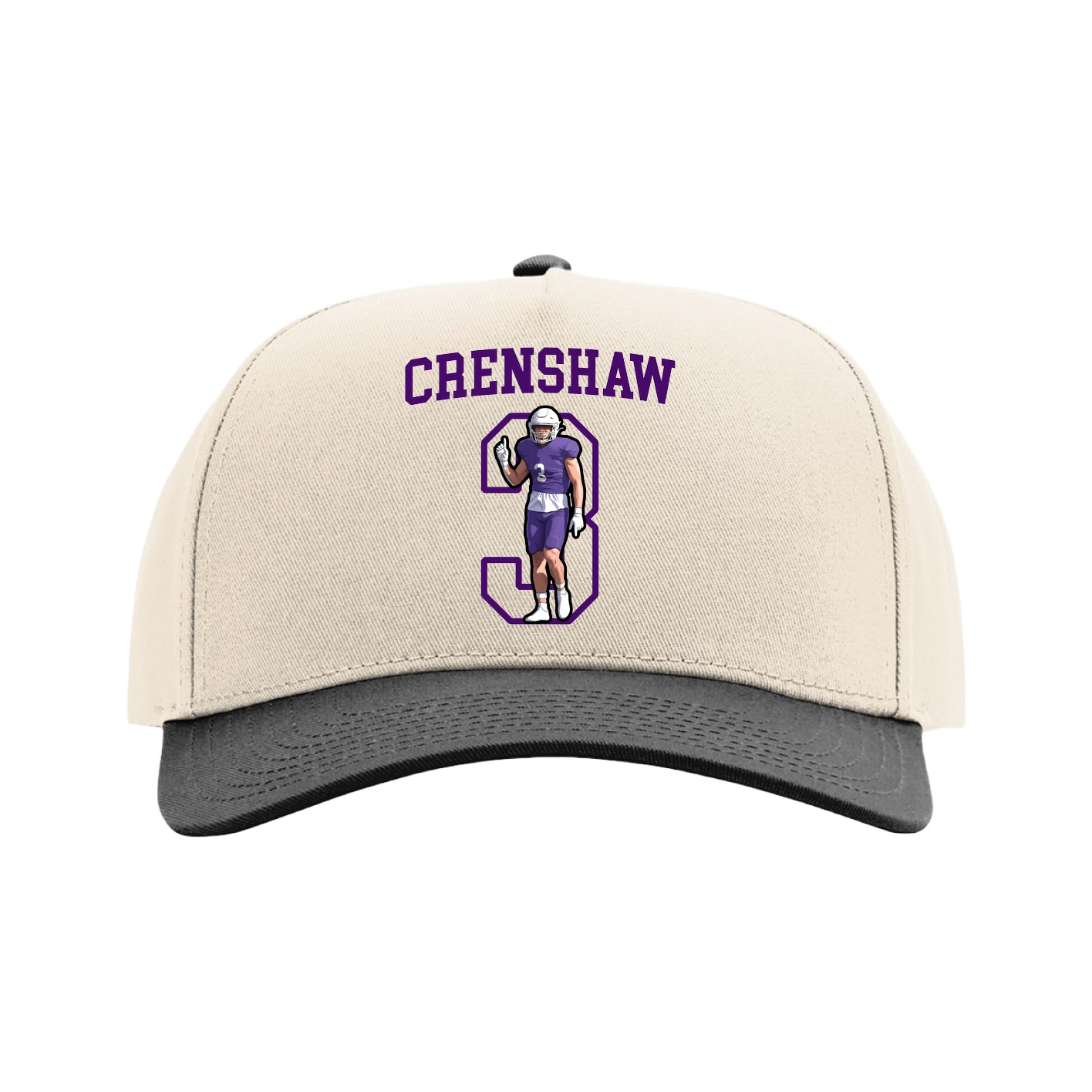 Full Fabric Five-Panel Champ Cap