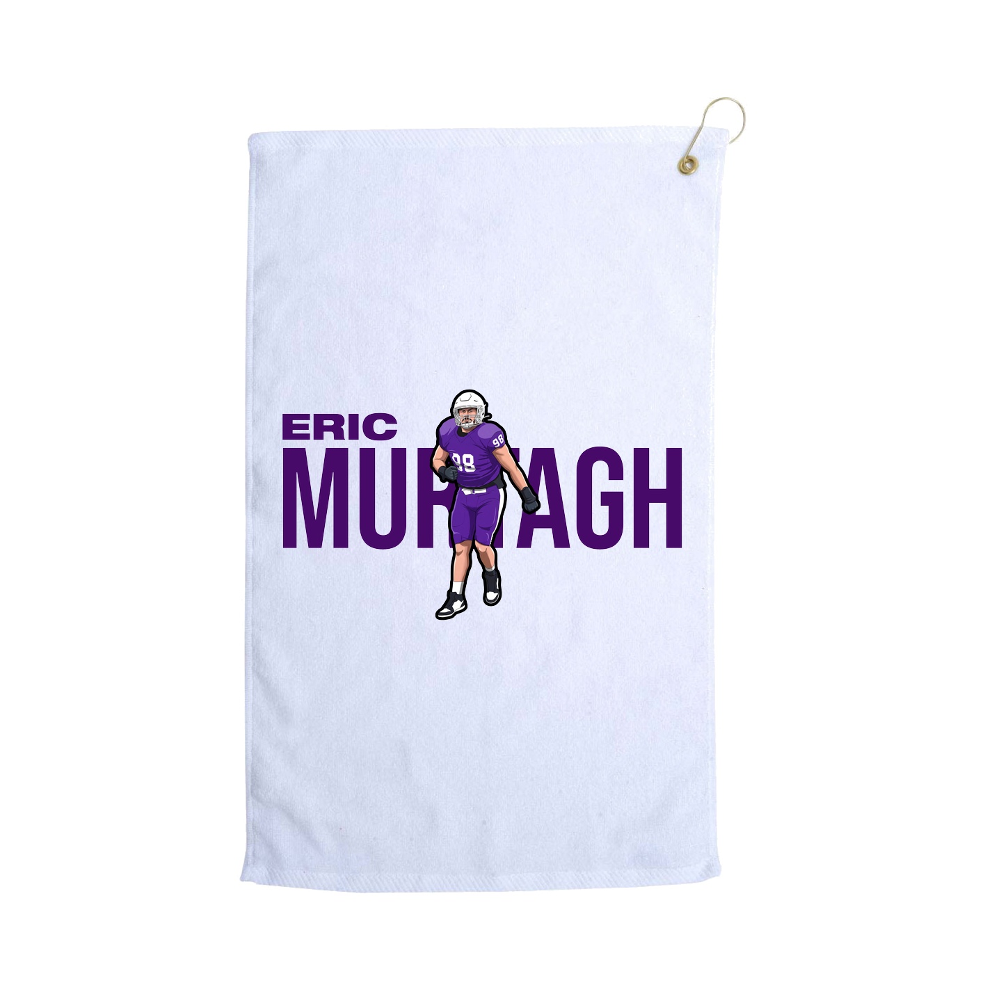 Golf Towel — Player Name in White