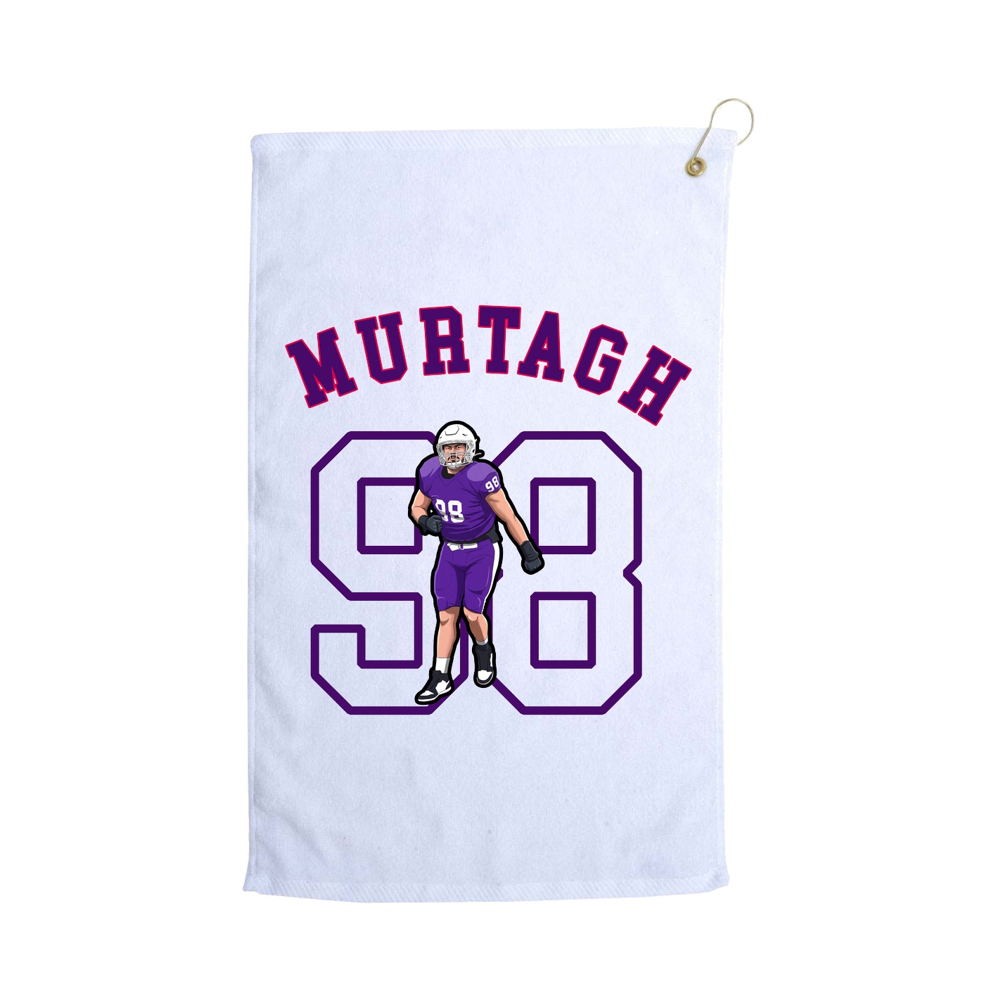 Golf Towel — Shirsey Arch in White