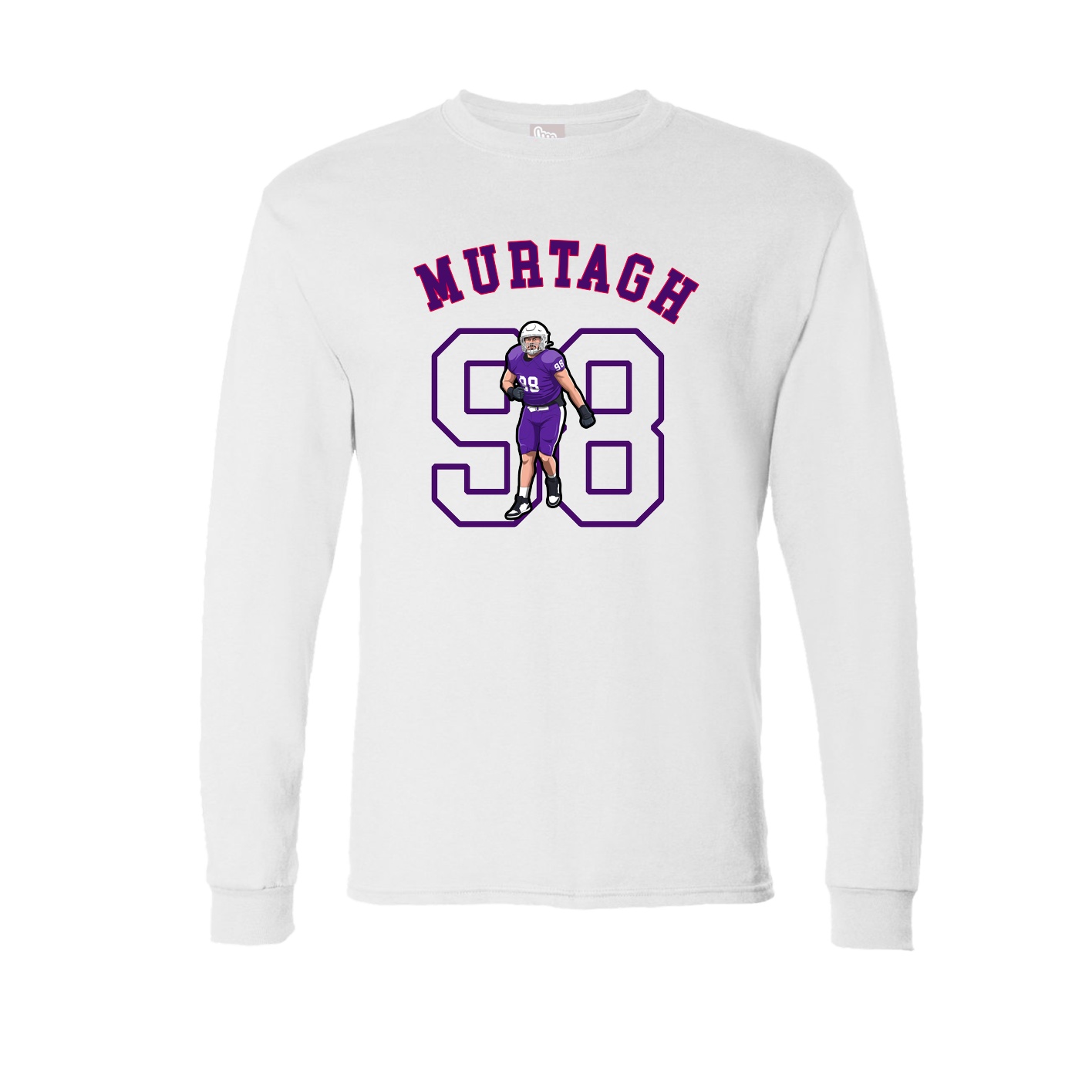 Long Sleeve Tee — Shirsey Arch in White
