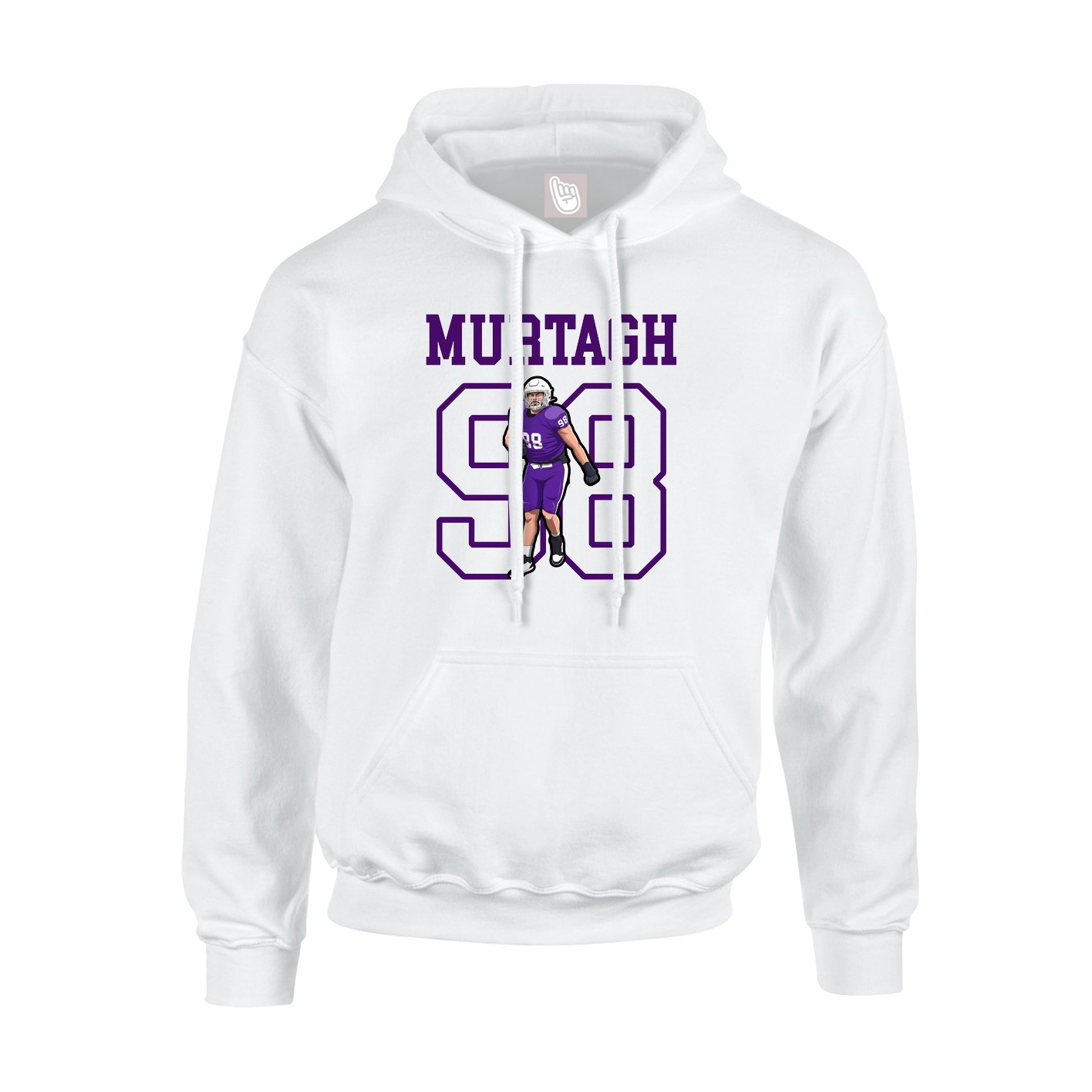 Youth Hoodie — Shirsey in White