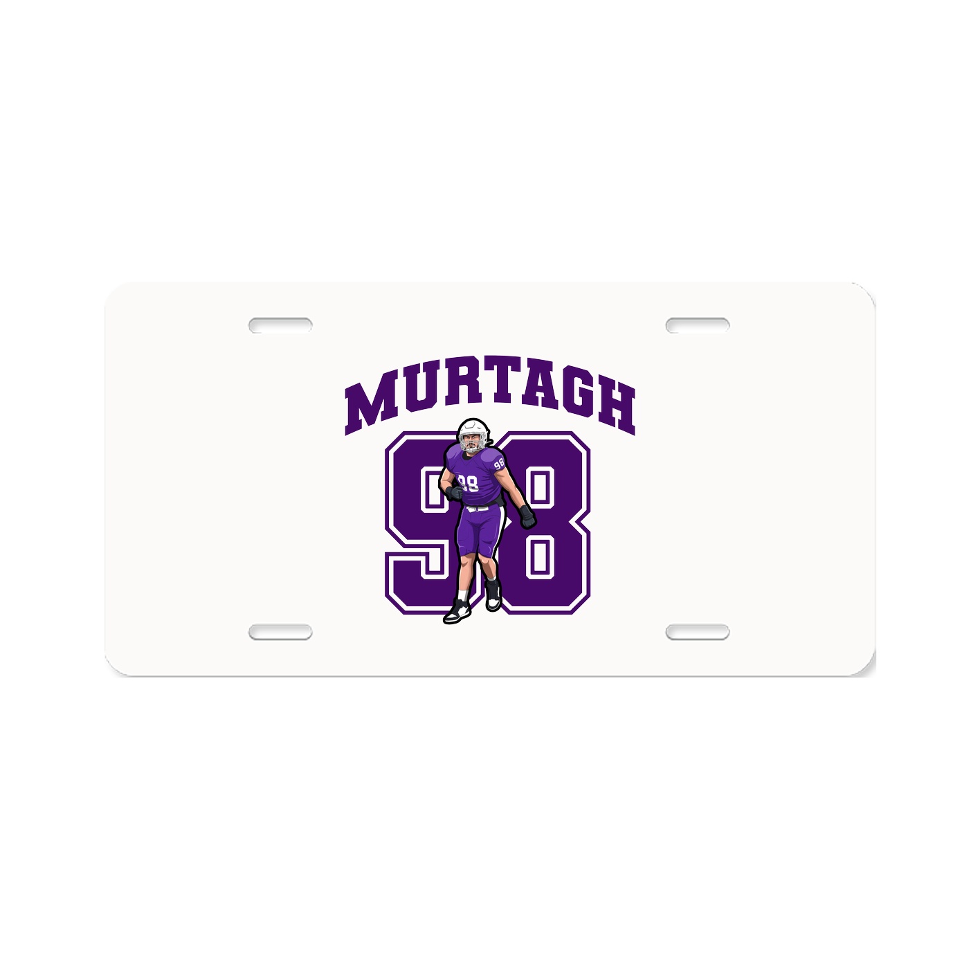 License Plate — Number in Classic