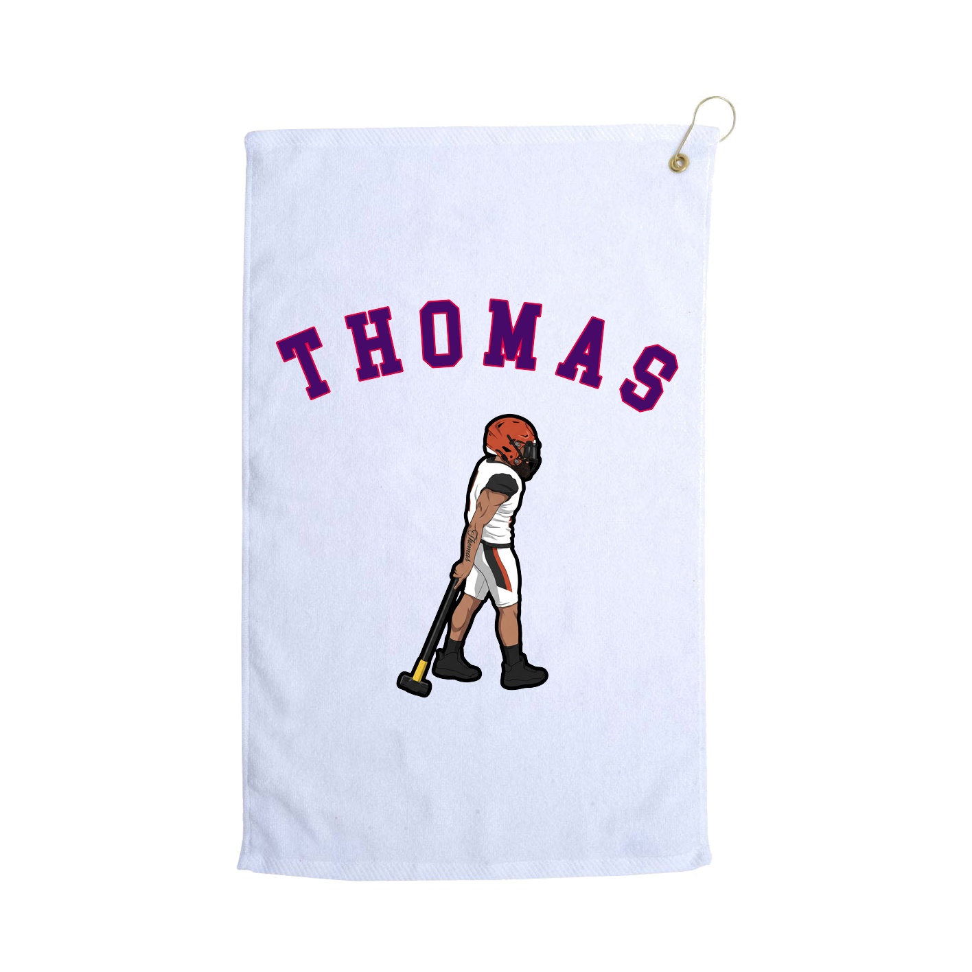 Golf Towel — Shirsey Arch in White