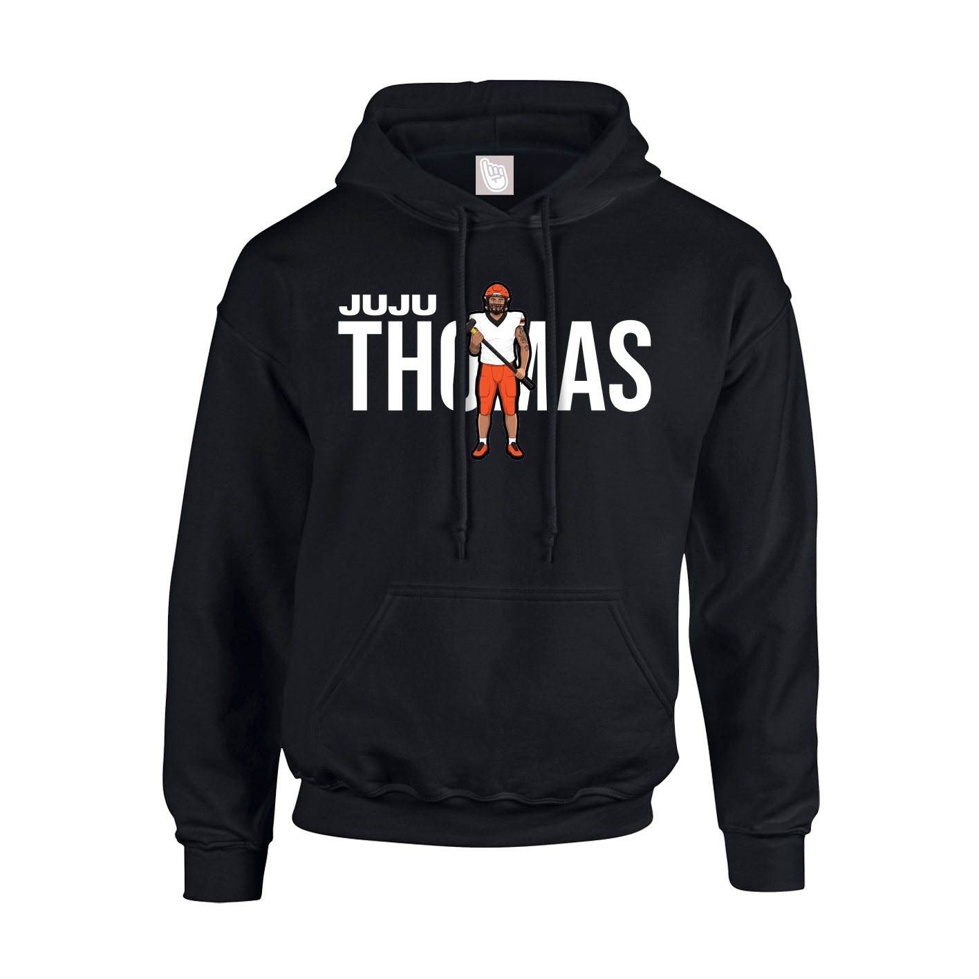Youth Hoodie — Player Name in Black