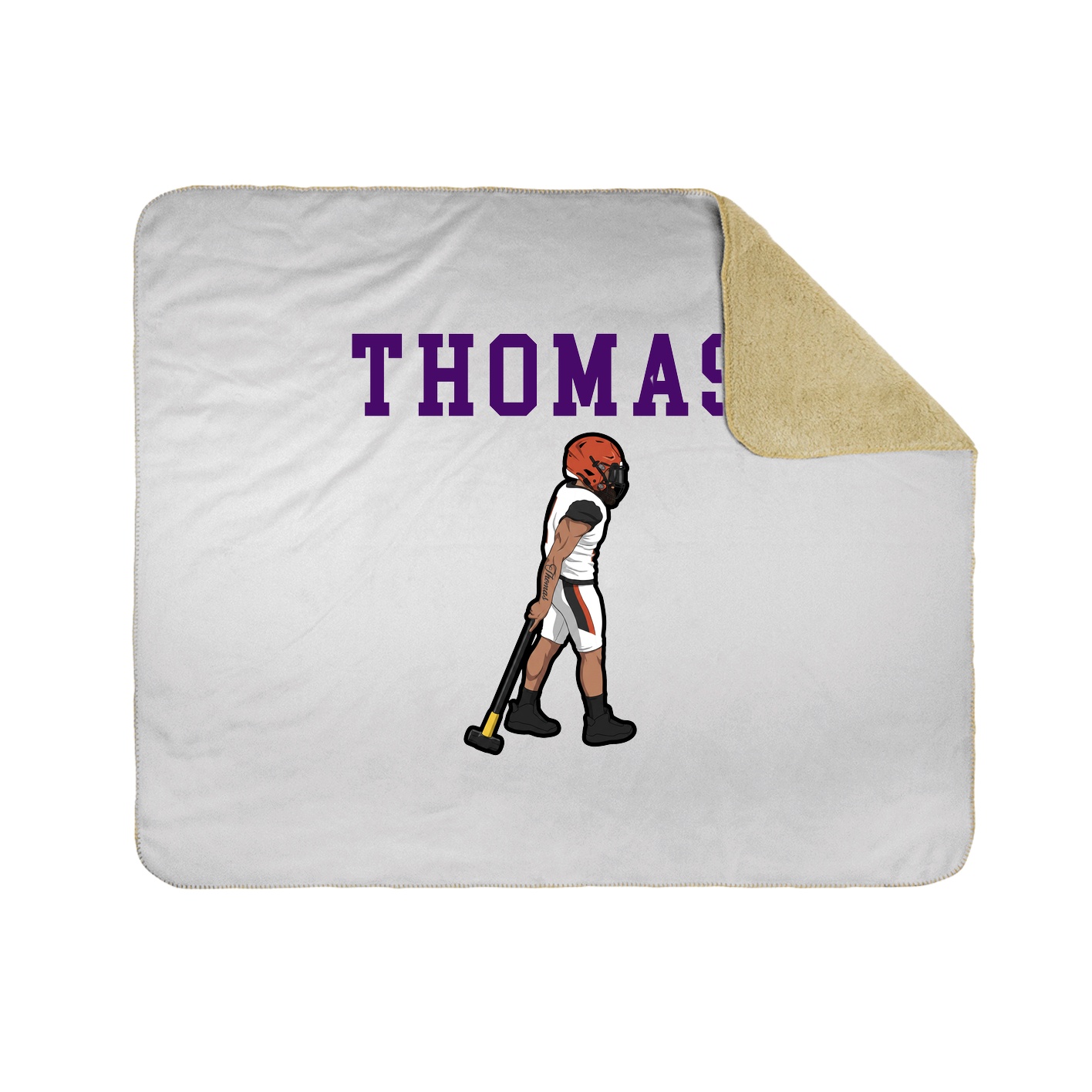 Throw Blanket — Shirsey in White