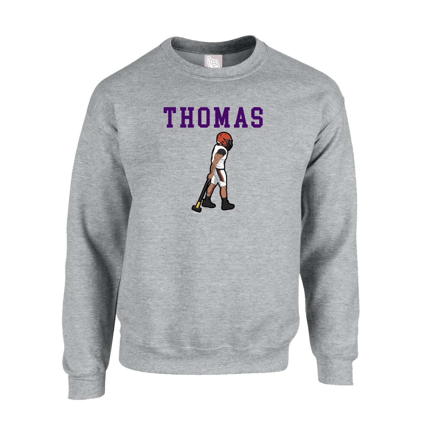 Fleece Crew — Shirsey in Grey