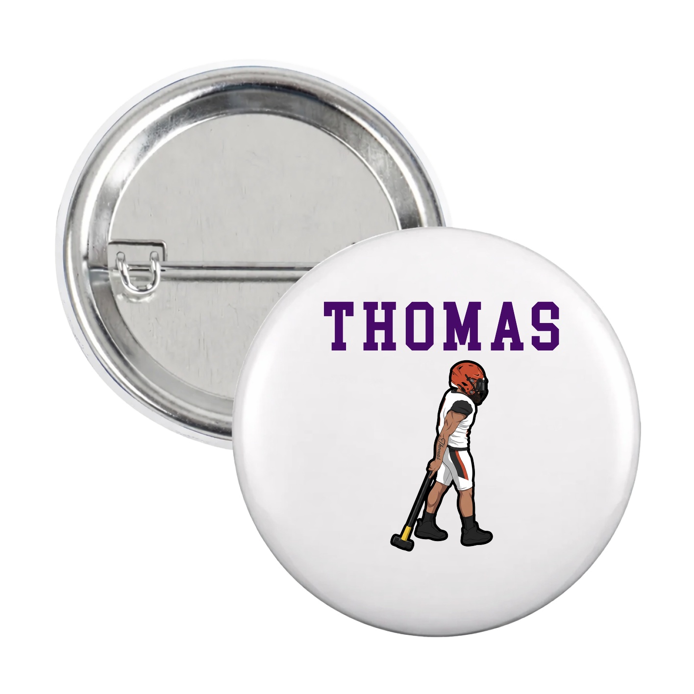 Game Day Button — Shirsey in White