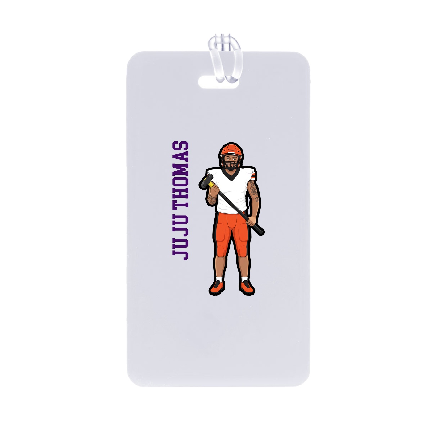 Bag Tag — Name Vertical in Classic