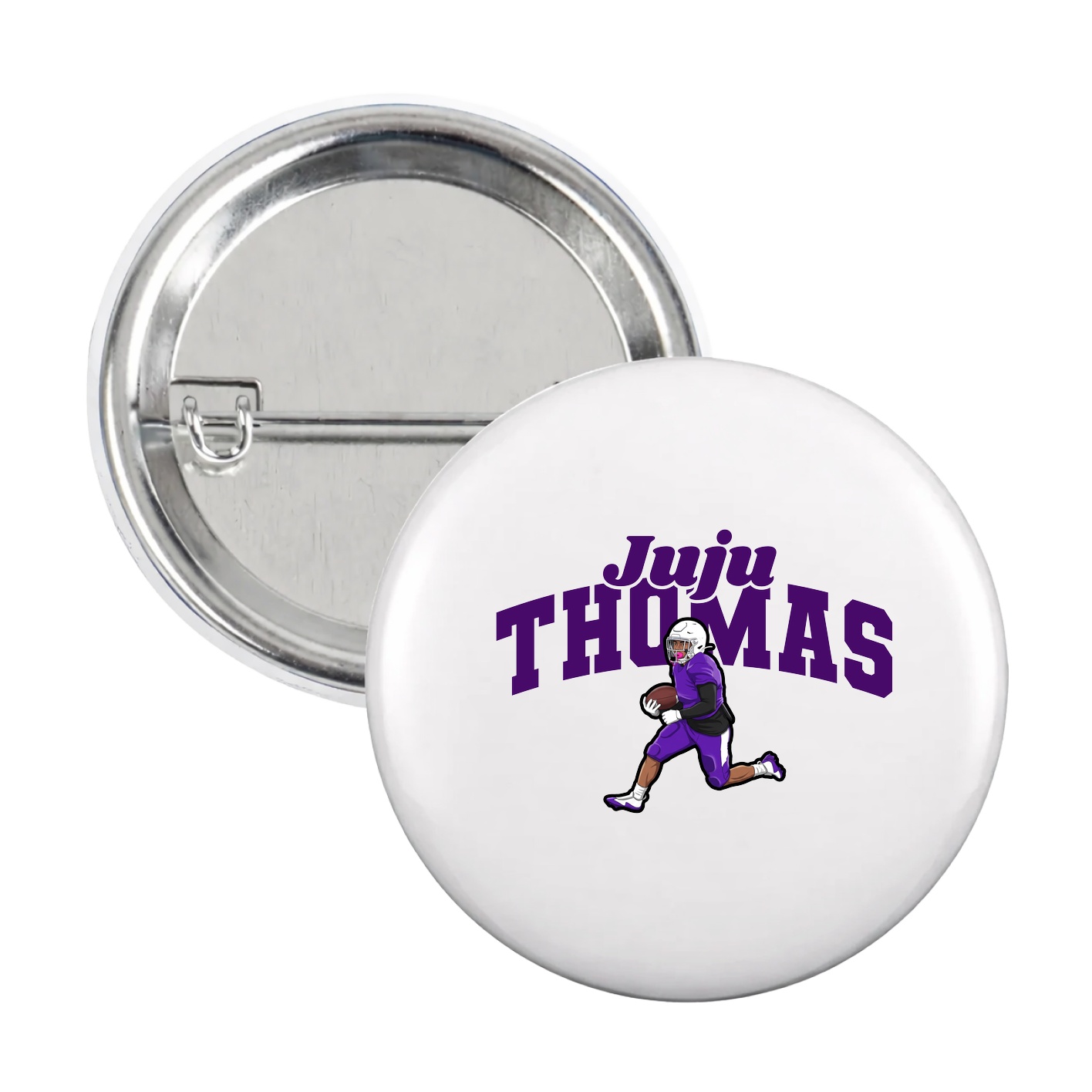 Game Day Button — Signature Arch in White