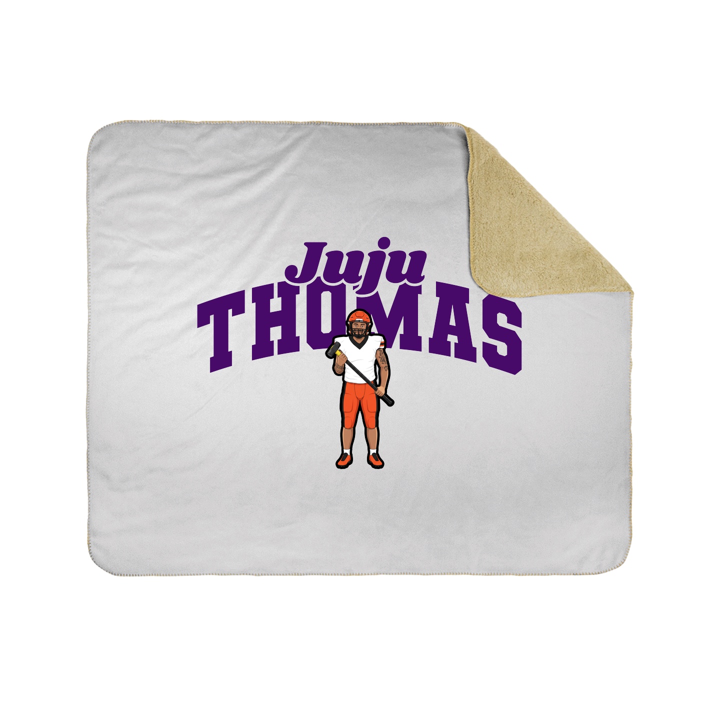 Throw Blanket — Signature Arch in White