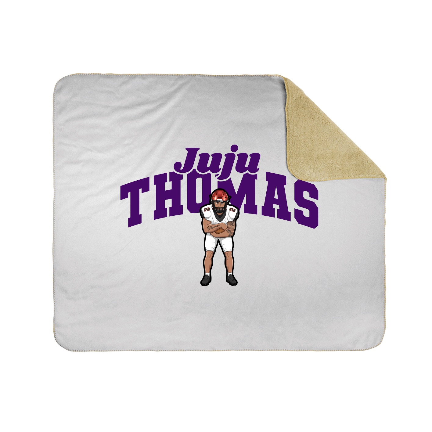Throw Blanket — Signature Arch in White