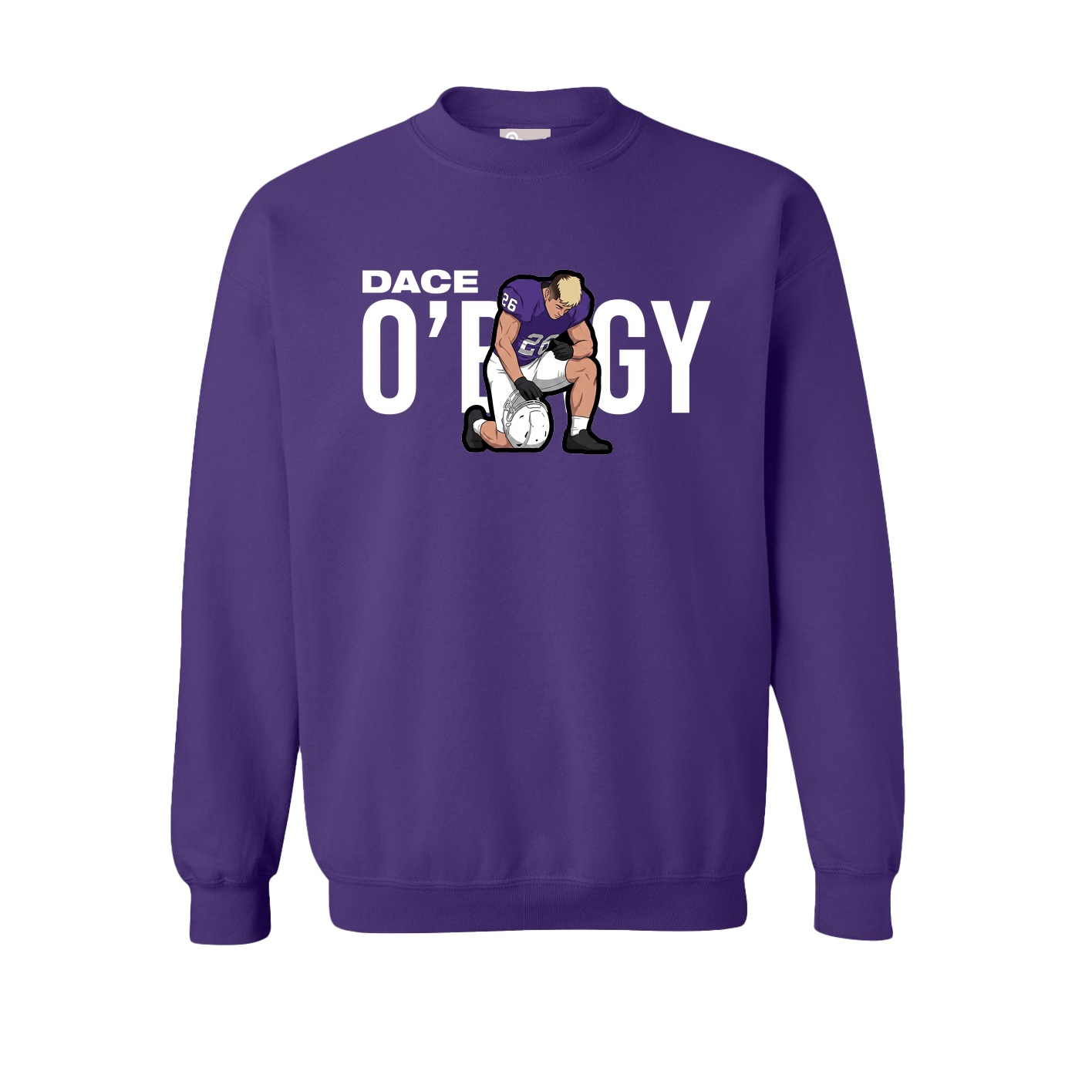Fleece Crew — Player Name in Purple