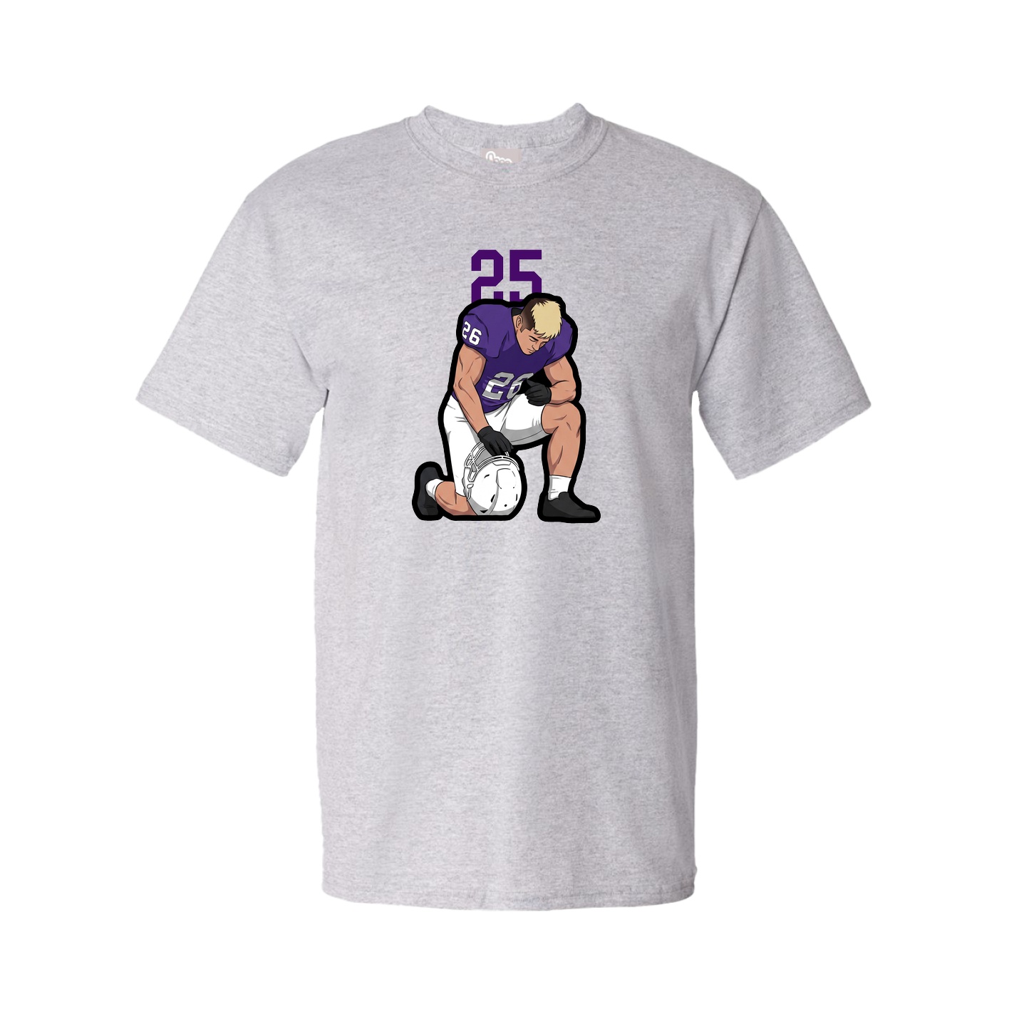 Tee — Number Top in Grey