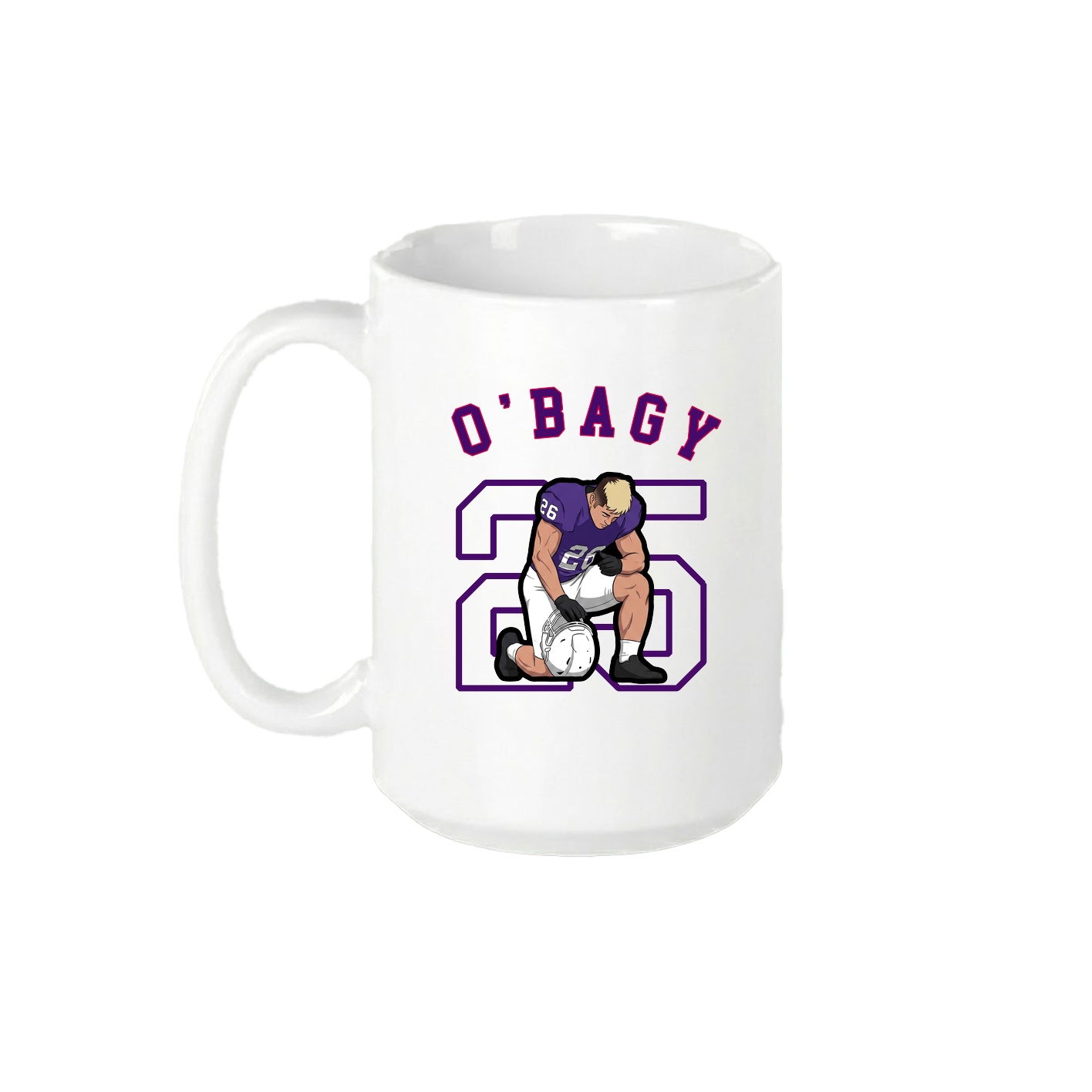 15oz Coffee Mug — Shirsey Arch in White