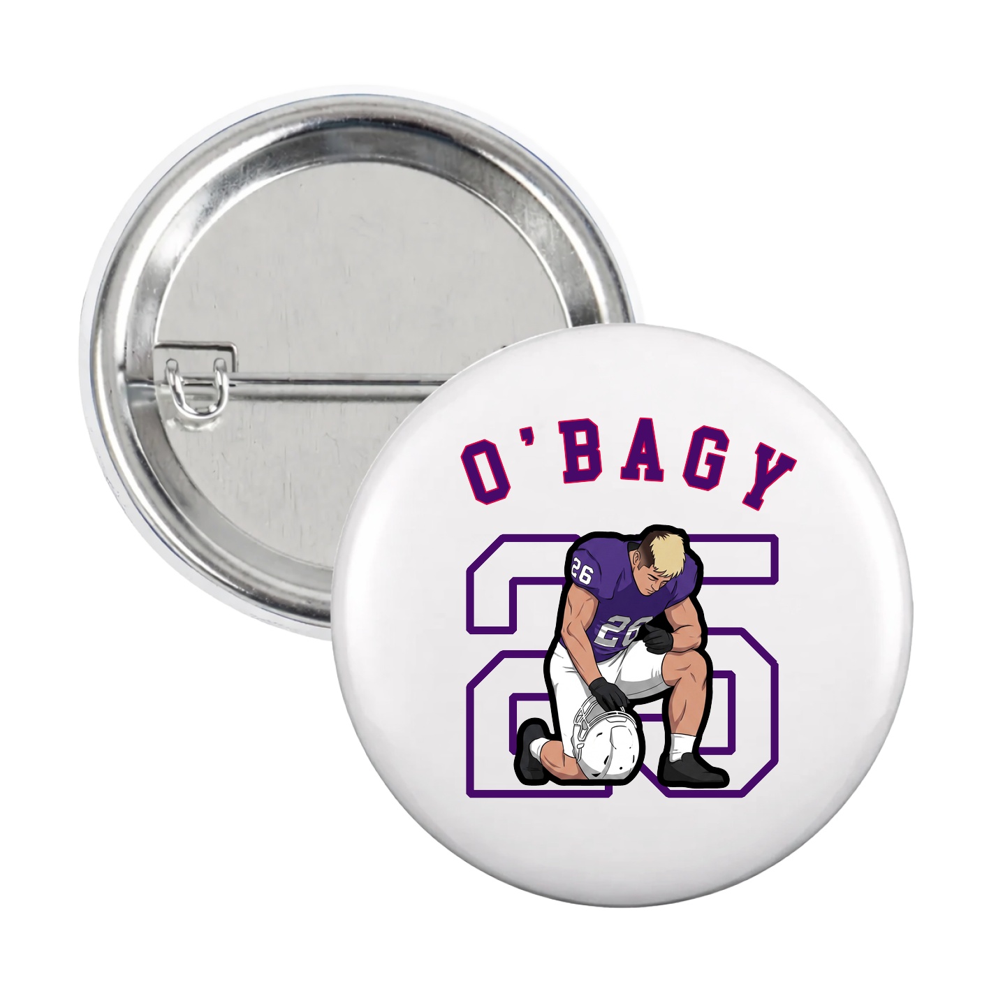 Game Day Button — Shirsey Arch in White