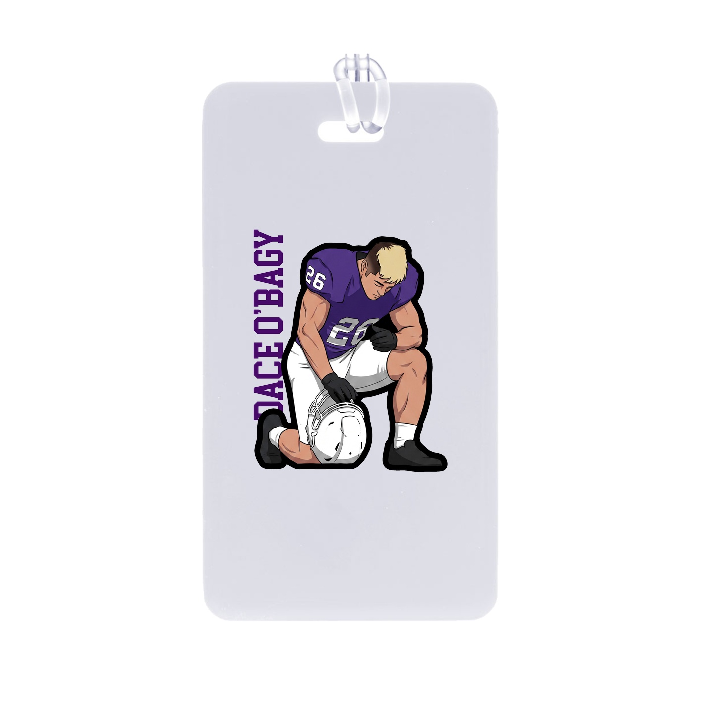 Bag Tag — Name Vertical in Classic