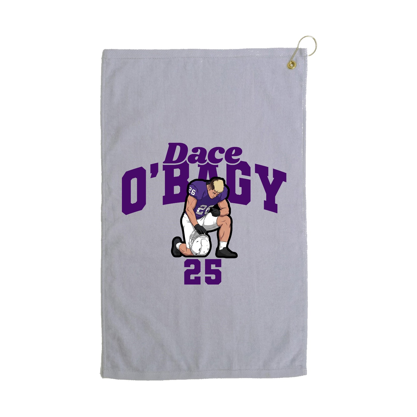 Golf Towel — Signature Arch in Grey