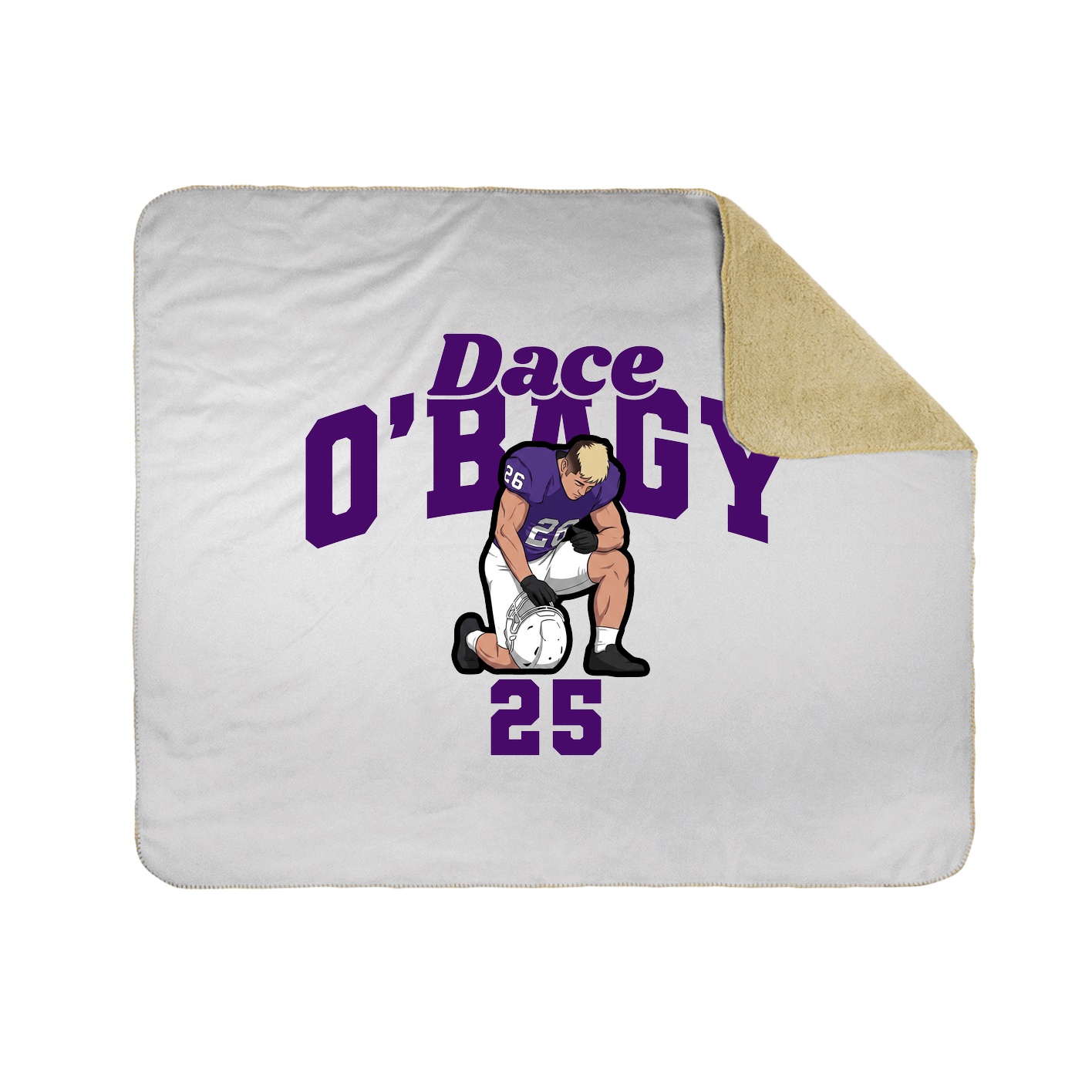 Throw Blanket — Signature Arch in White