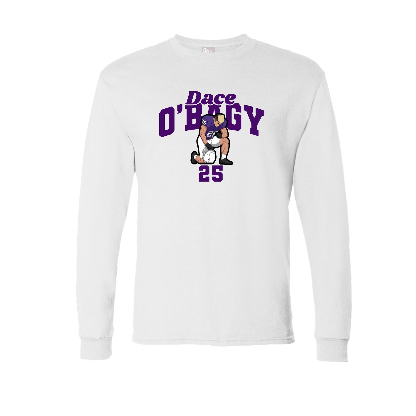Long Sleeve Tee — Signature Arch in White