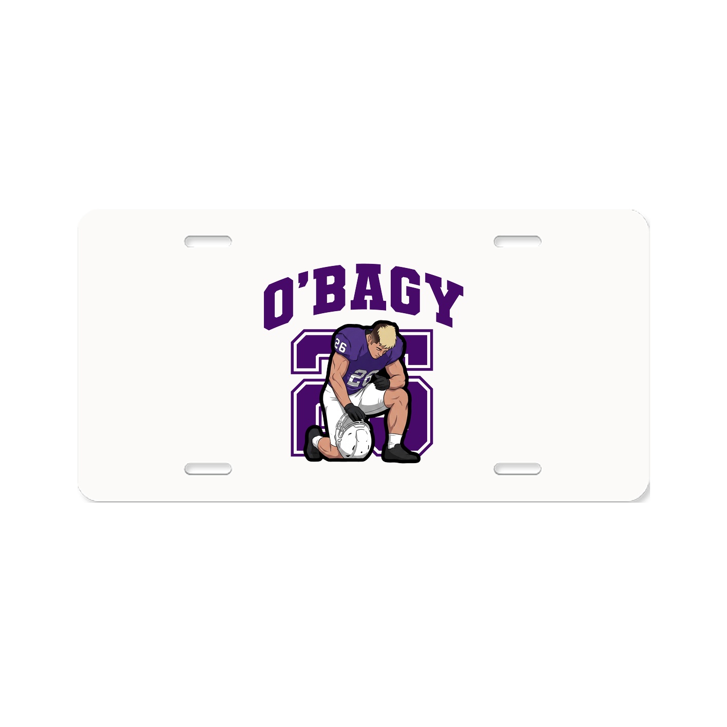 License Plate — Number in Classic