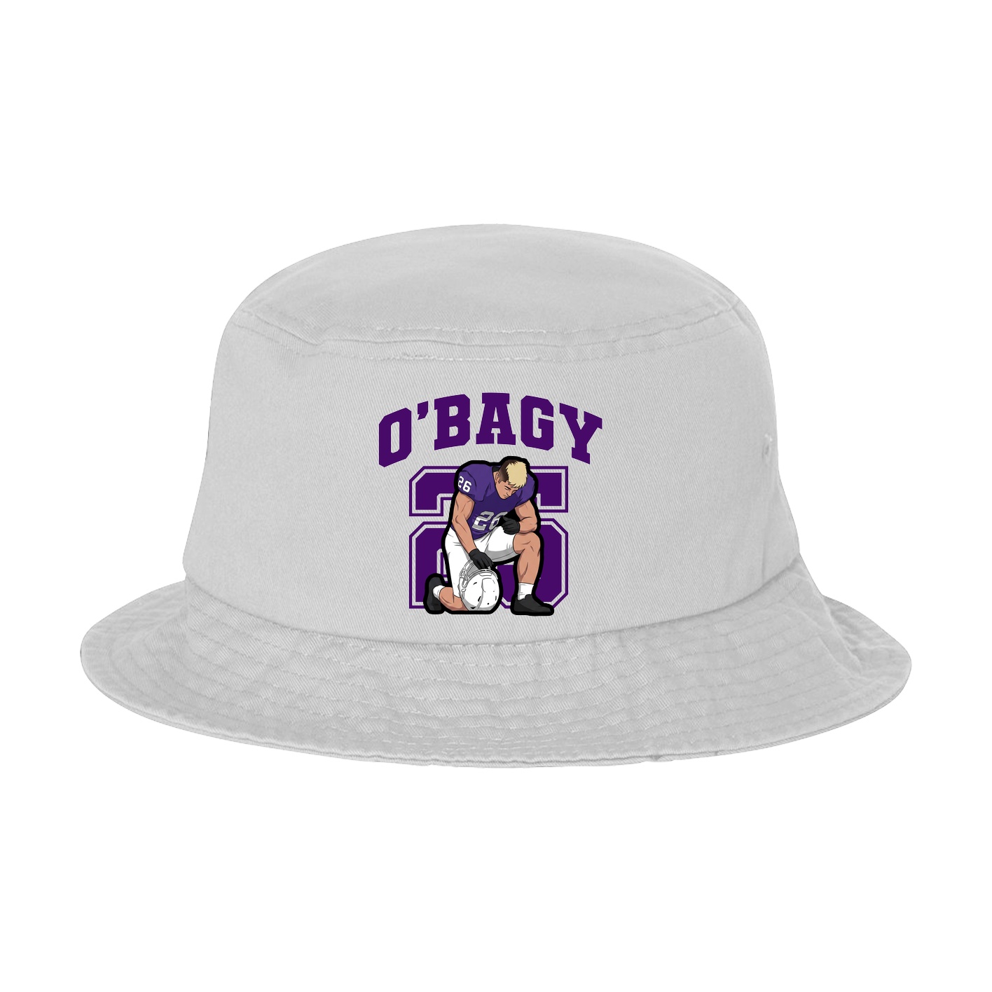 Bucket Cap — Number in White