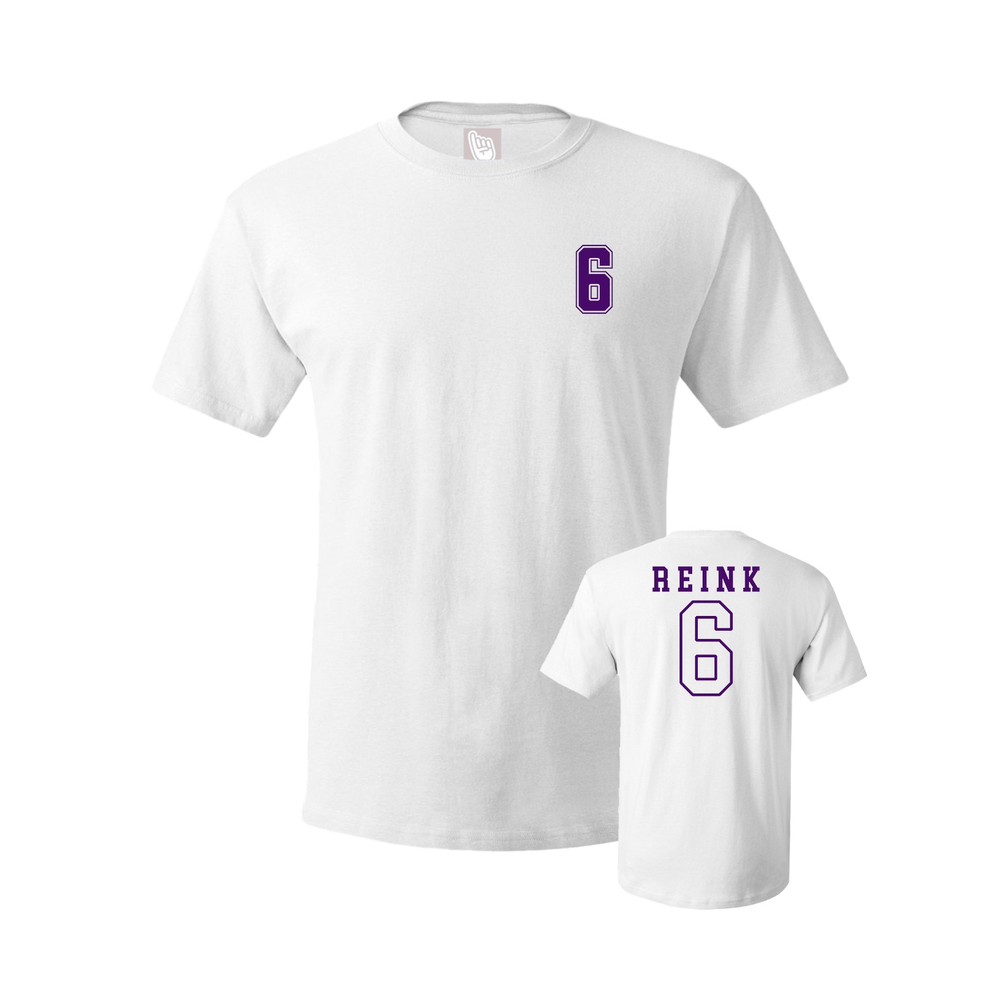 Youth Tee — Chest Back in White